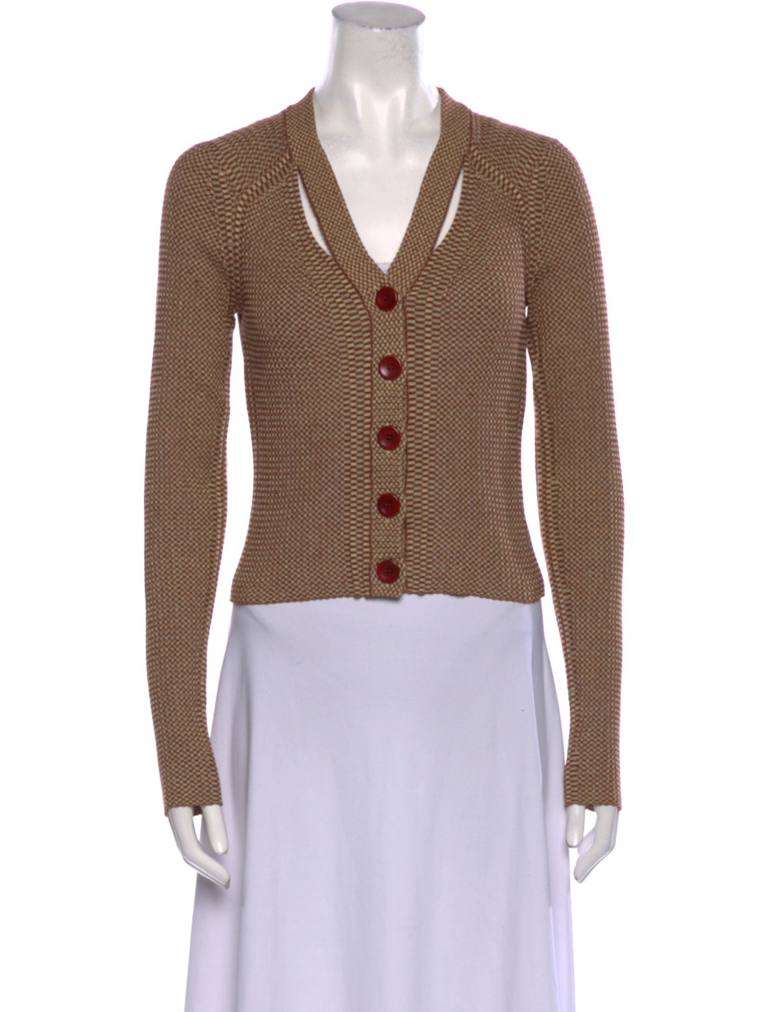 Proenza Schouler White Label Wool V-Neck Sweater