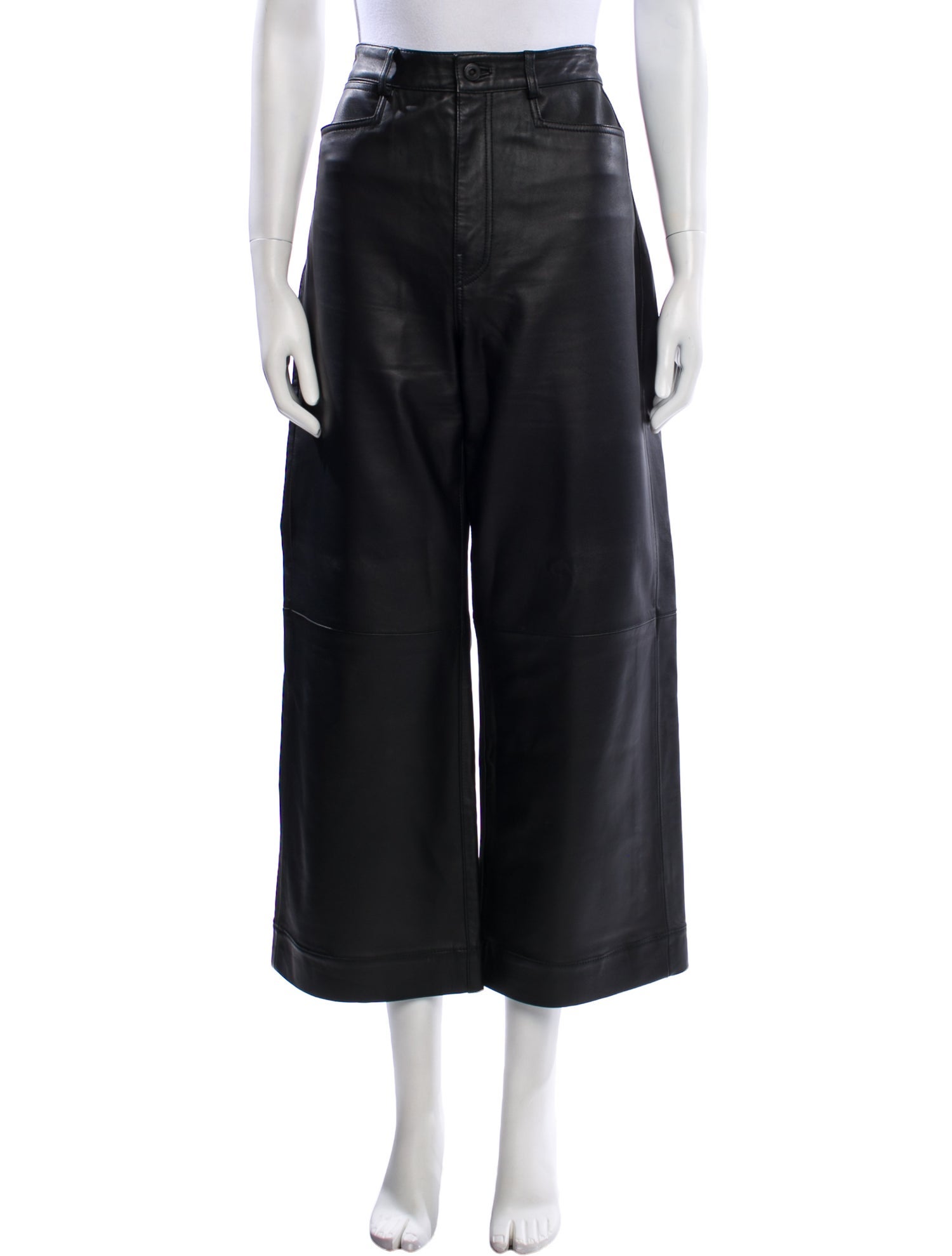 Proenza Schouler White Label Eel Skin Wide Leg Pants