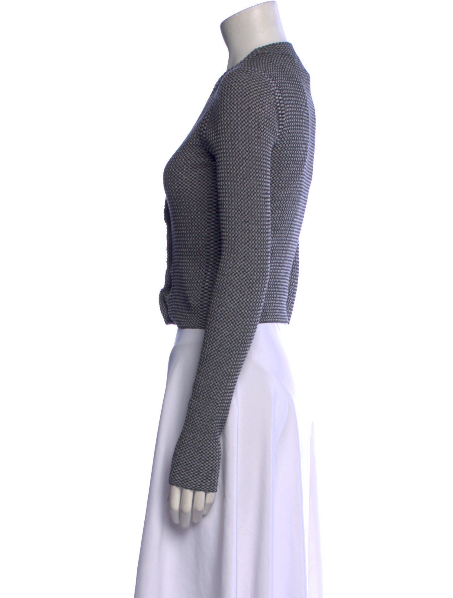 Proenza Schouler White Label Silk V-Neck Sweater