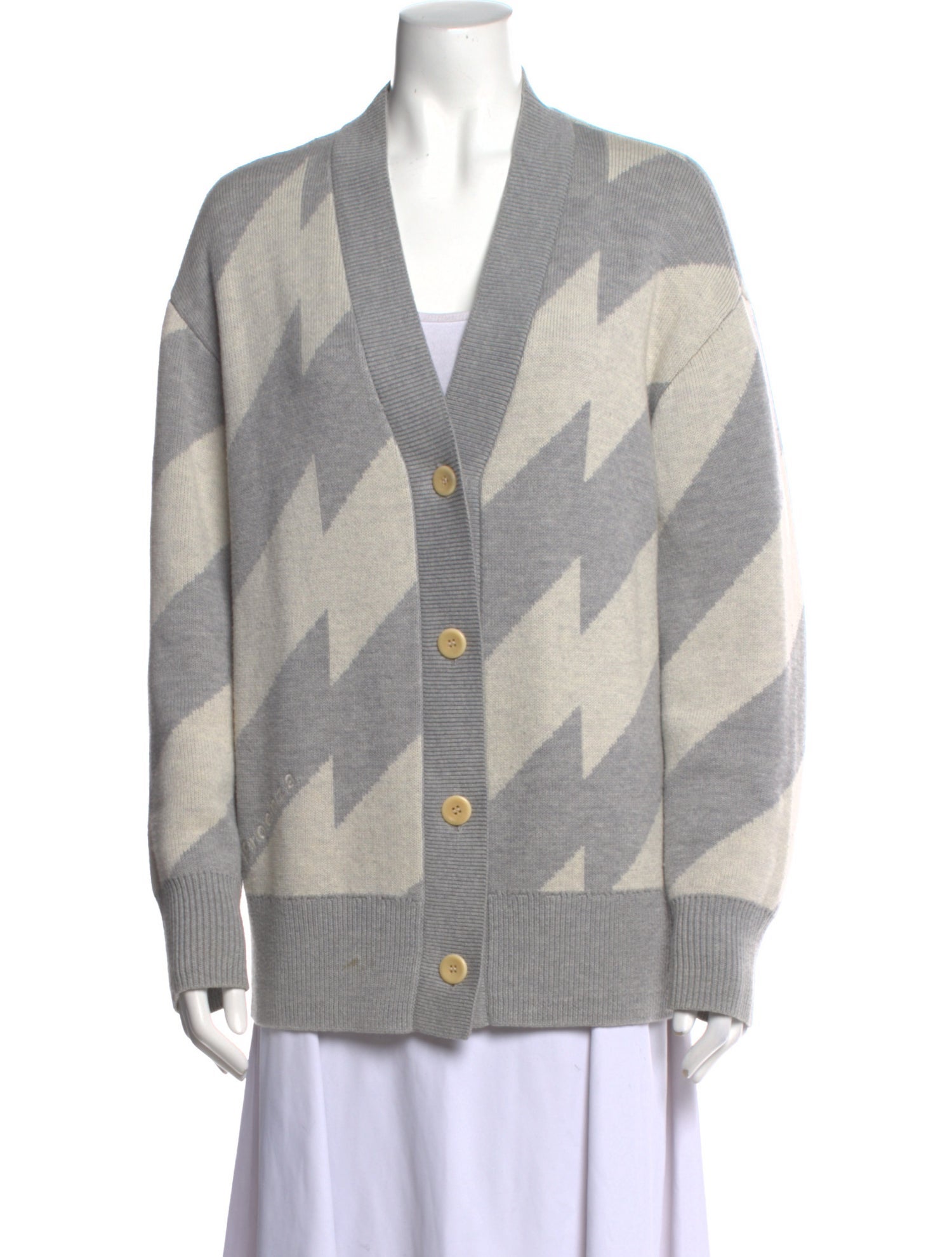Proenza Schouler White Label Zig-Zag Wool Sweater