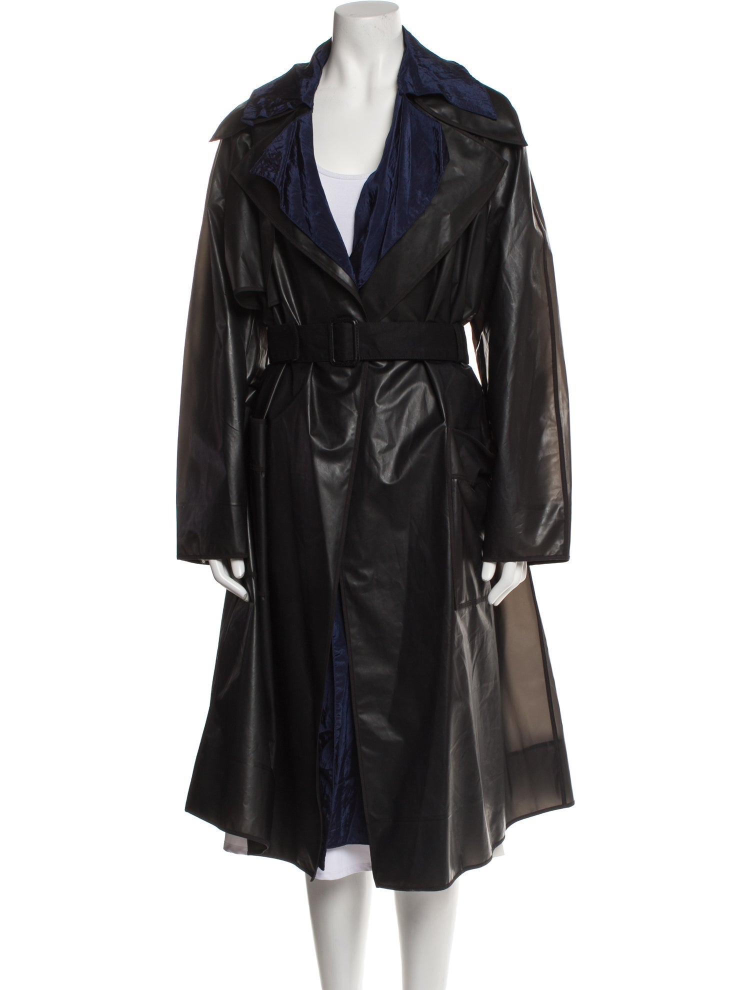 Proenza Schouler White Label Silk Coat