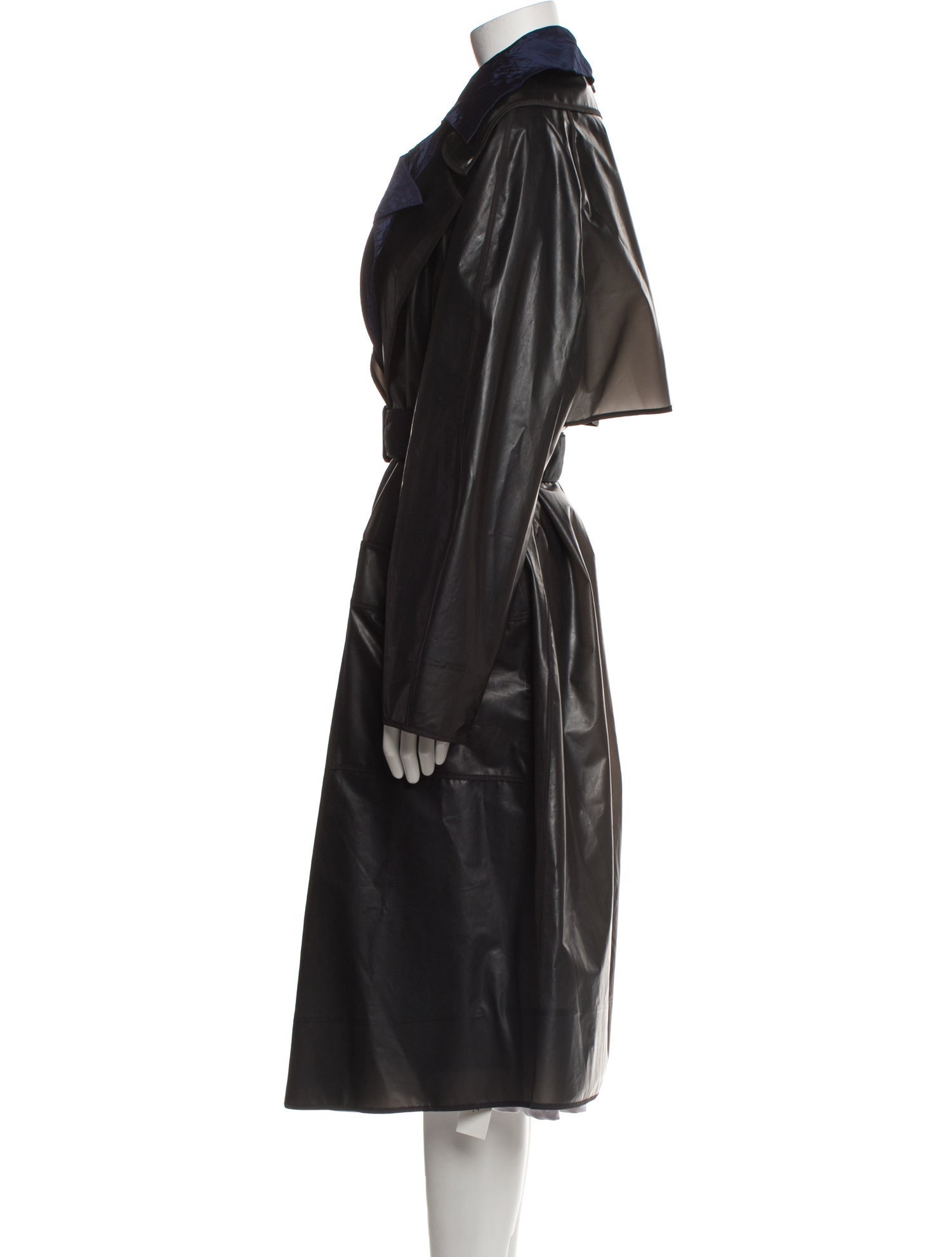 Proenza Schouler White Label Silk Coat