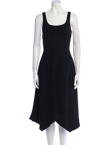 Proenza Schouler White Label Dresses Scoop Neck Midi Length Dress XS