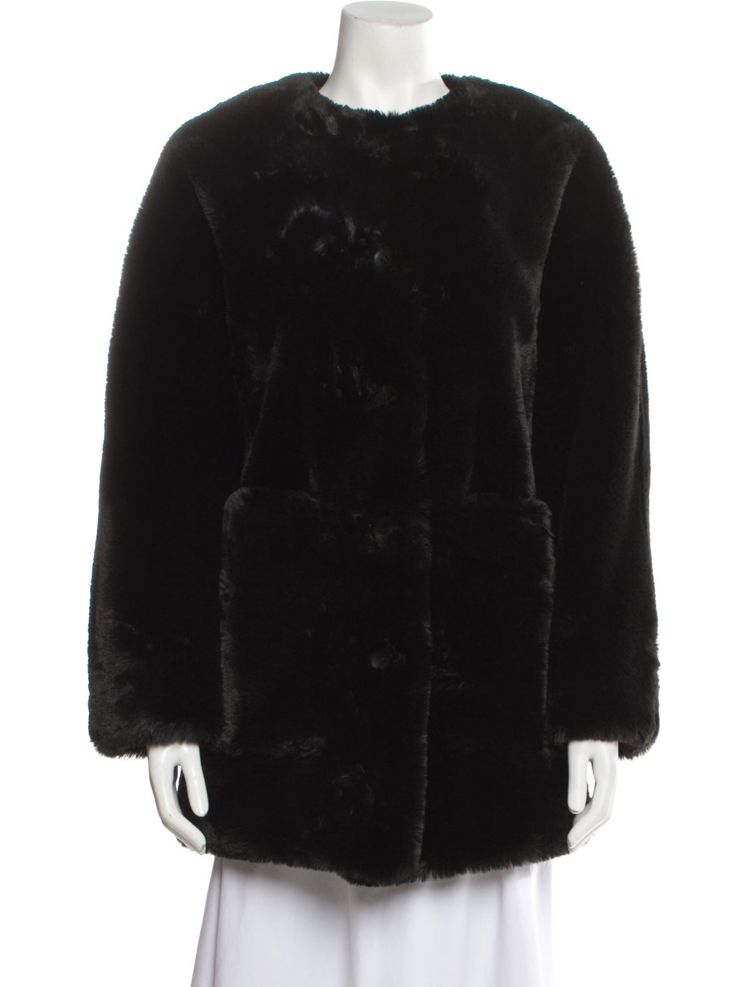 Proenza Schouler White Label Faux Fur Coat