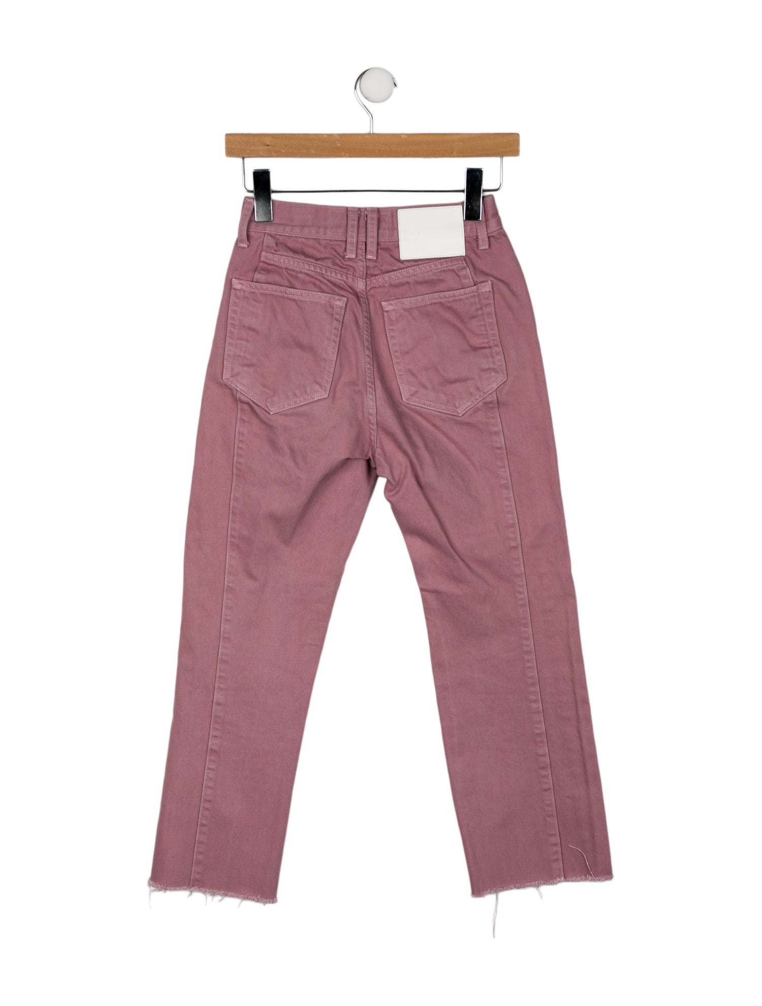 Proenza Schouler White Label Mid-Rise Straight Leg Jeans