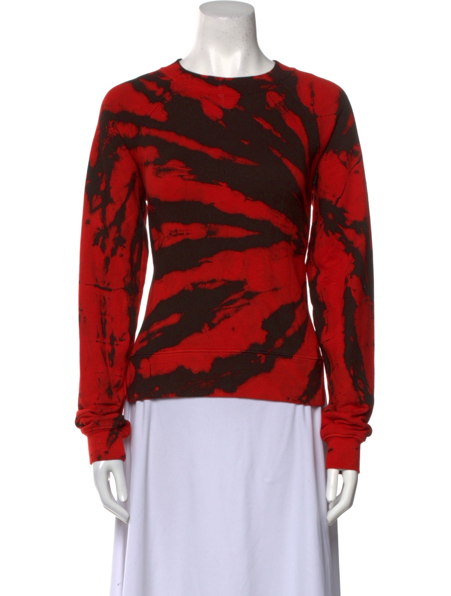 Proenza Schouler White Label Printed Crew Neck Sweater