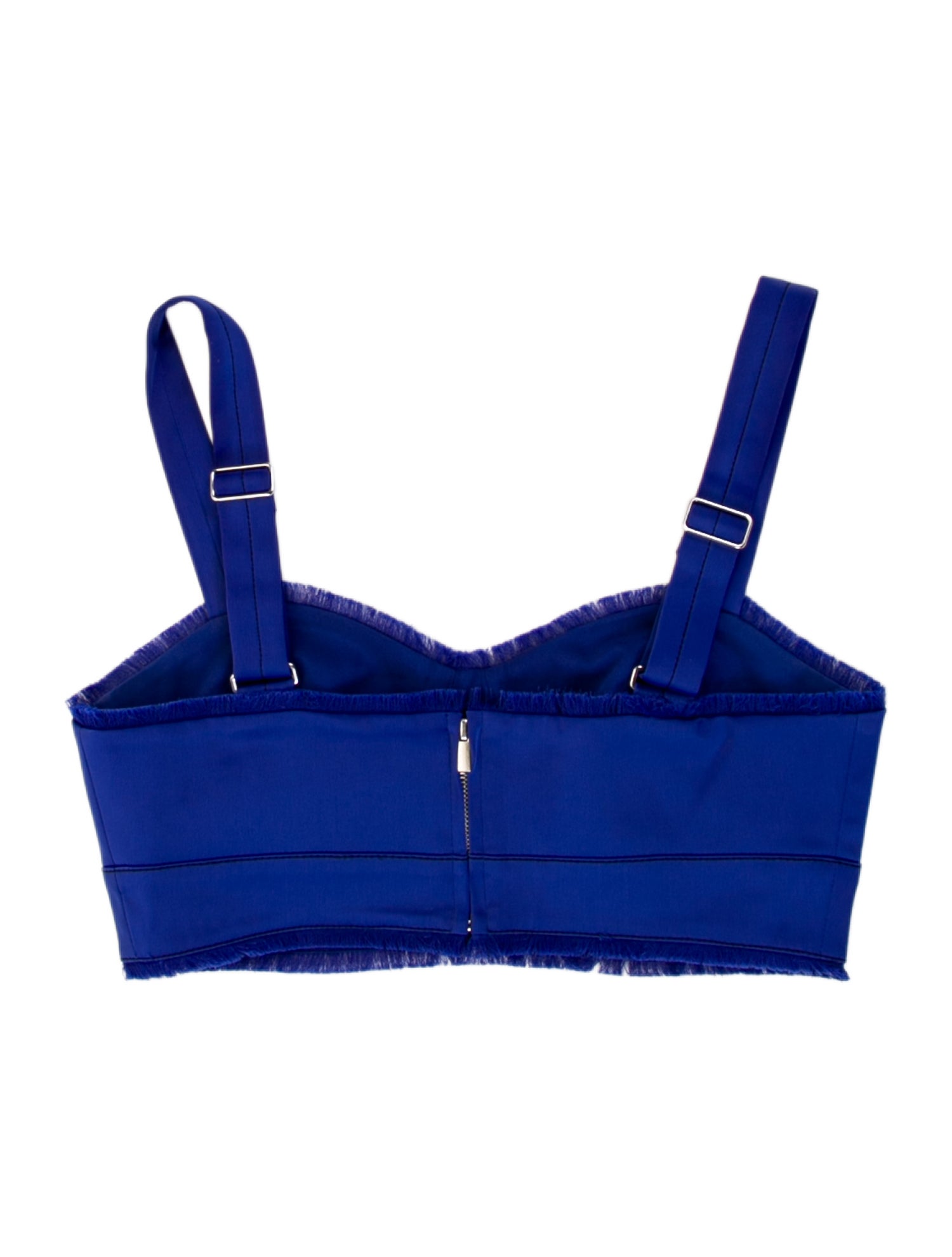 Proenza Schouler White Label Square Neckline Sleeveless Crop Top