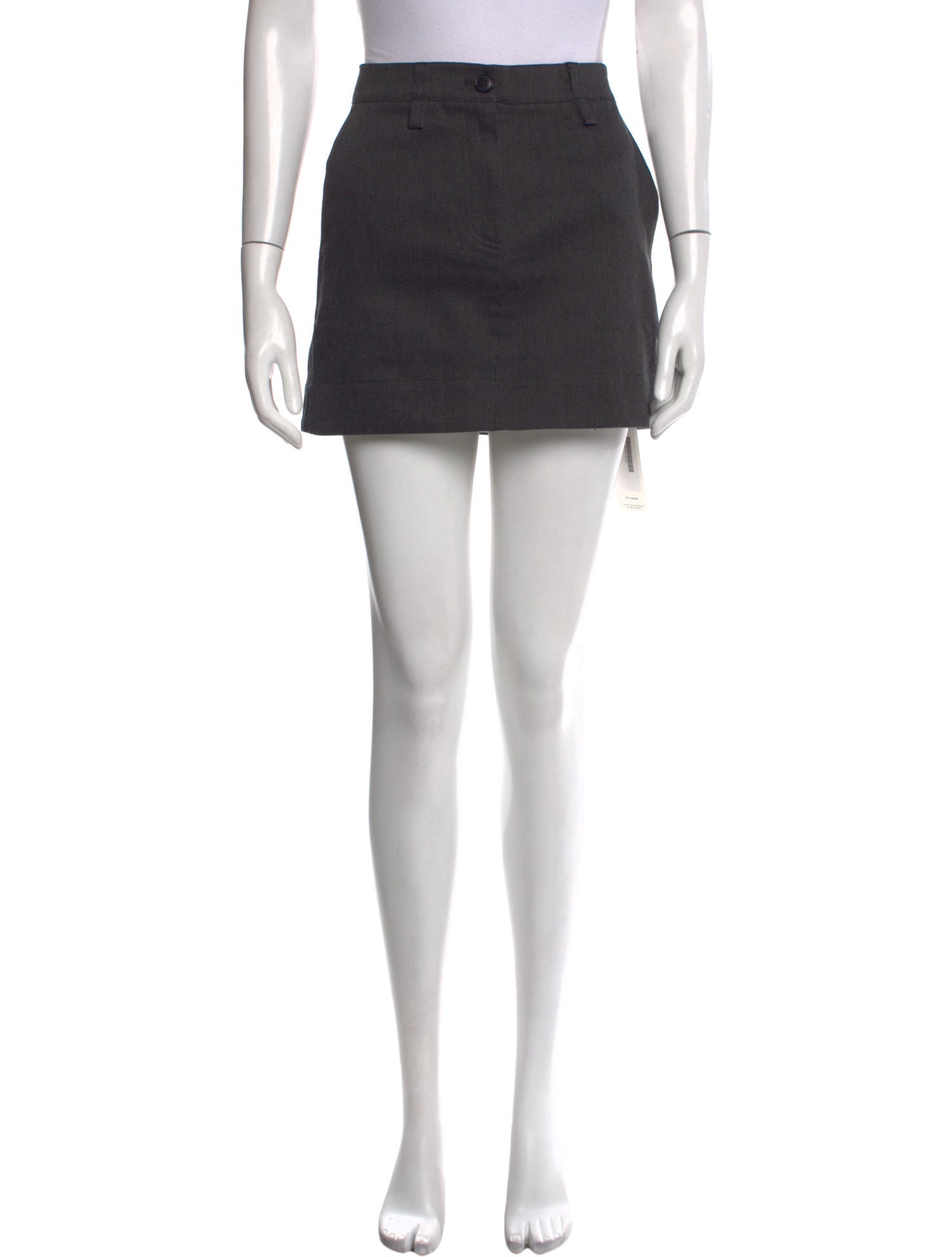 Proenza Schouler White Label Pleated Accents Mini Skirt