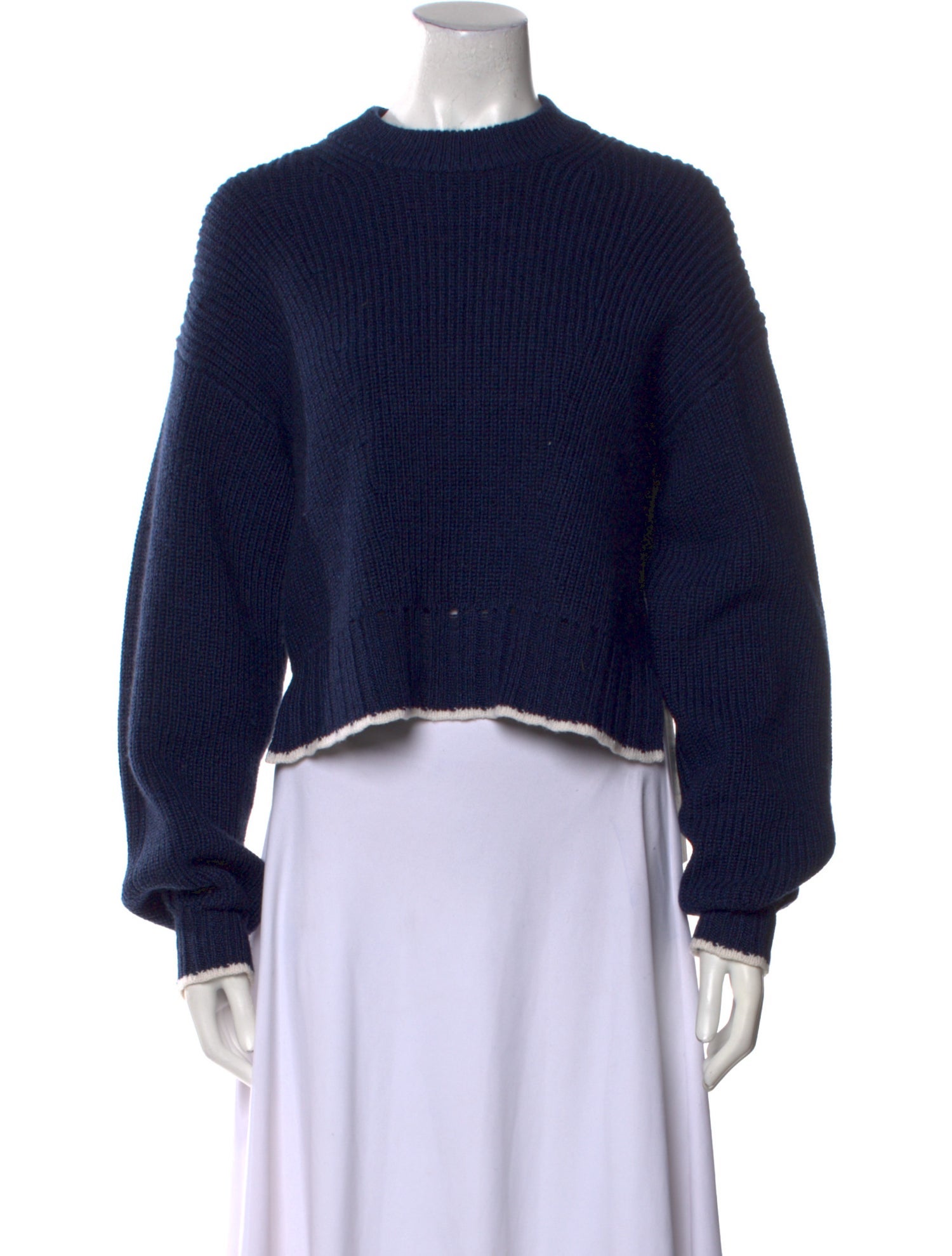 Proenza Schouler White Label Wool Crew Neck Sweater
