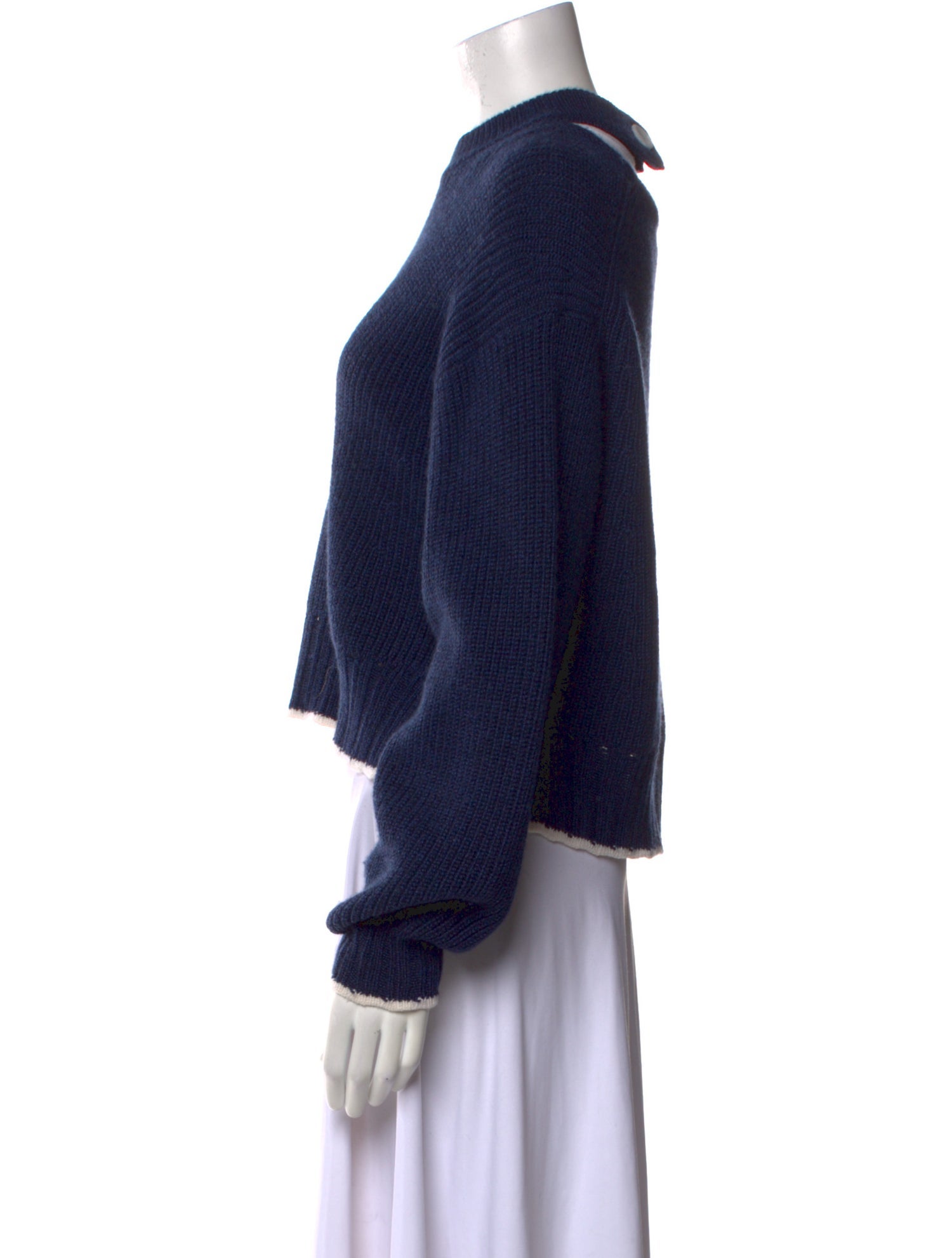 Proenza Schouler White Label Wool Crew Neck Sweater