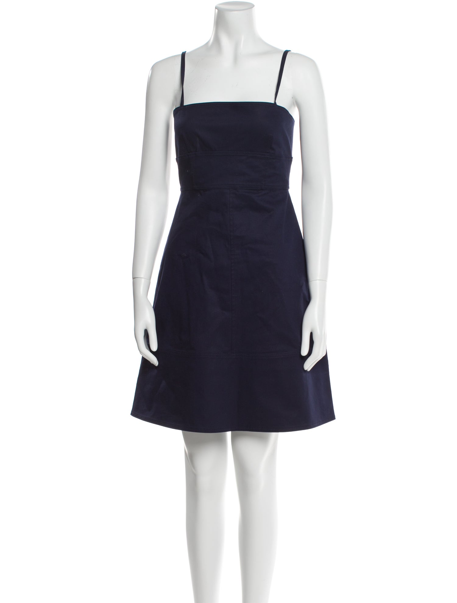 Proenza Schouler White Label Square Neckline Mini Dress