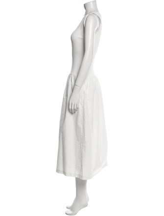Proenza Schouler White Label Square Neckline Long Dress