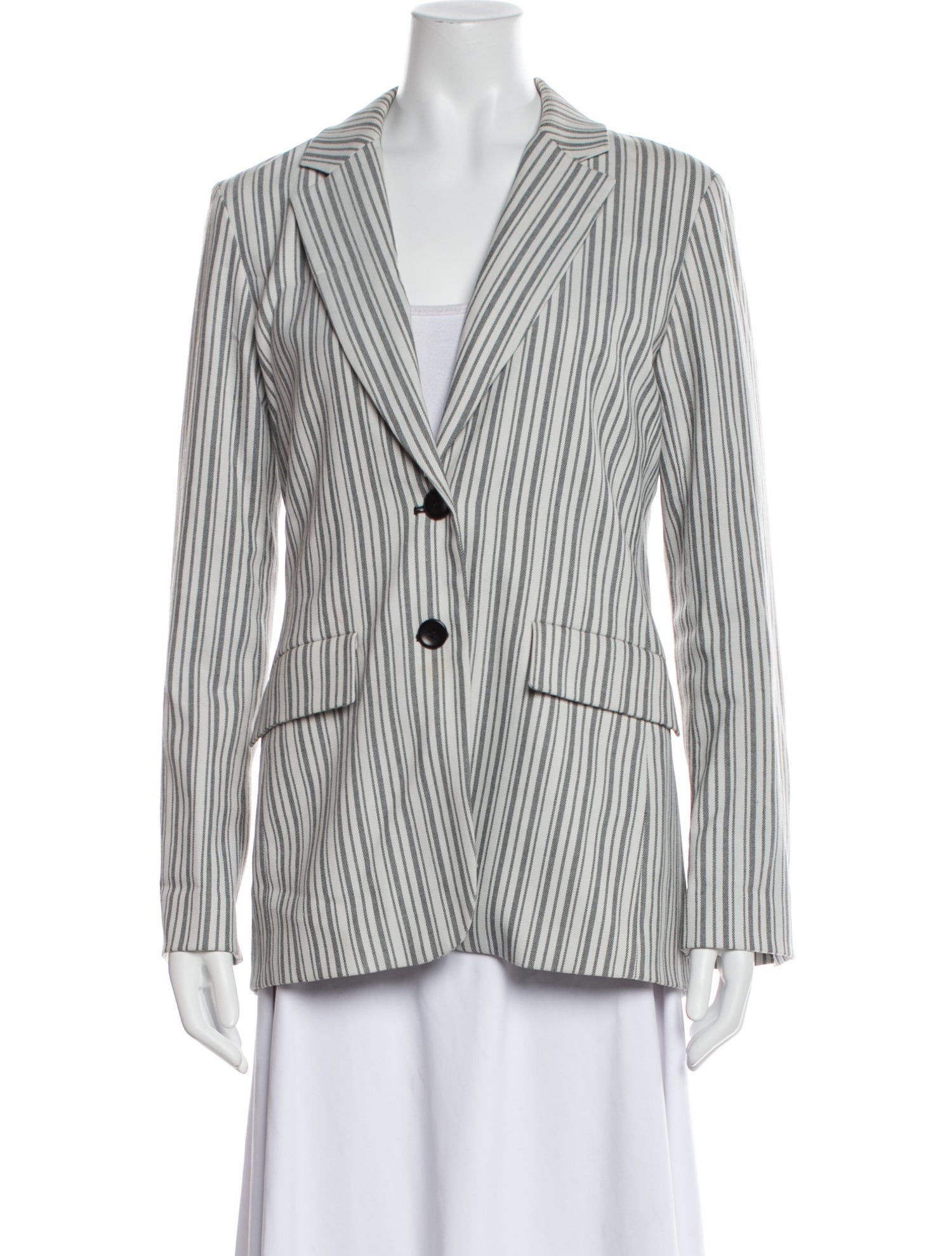 Proenza Schouler White Label Striped Blazer