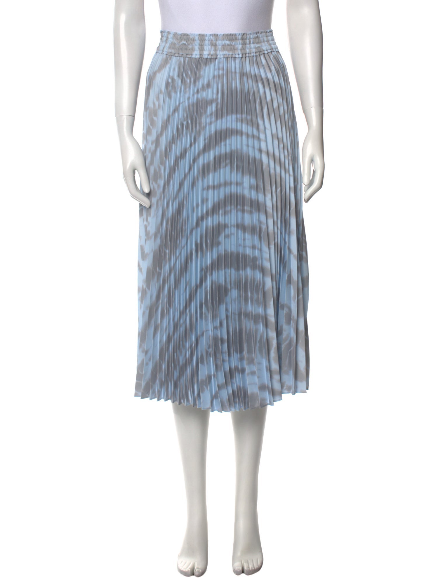 Proenza Schouler White Label Striped Midi Length Skirt