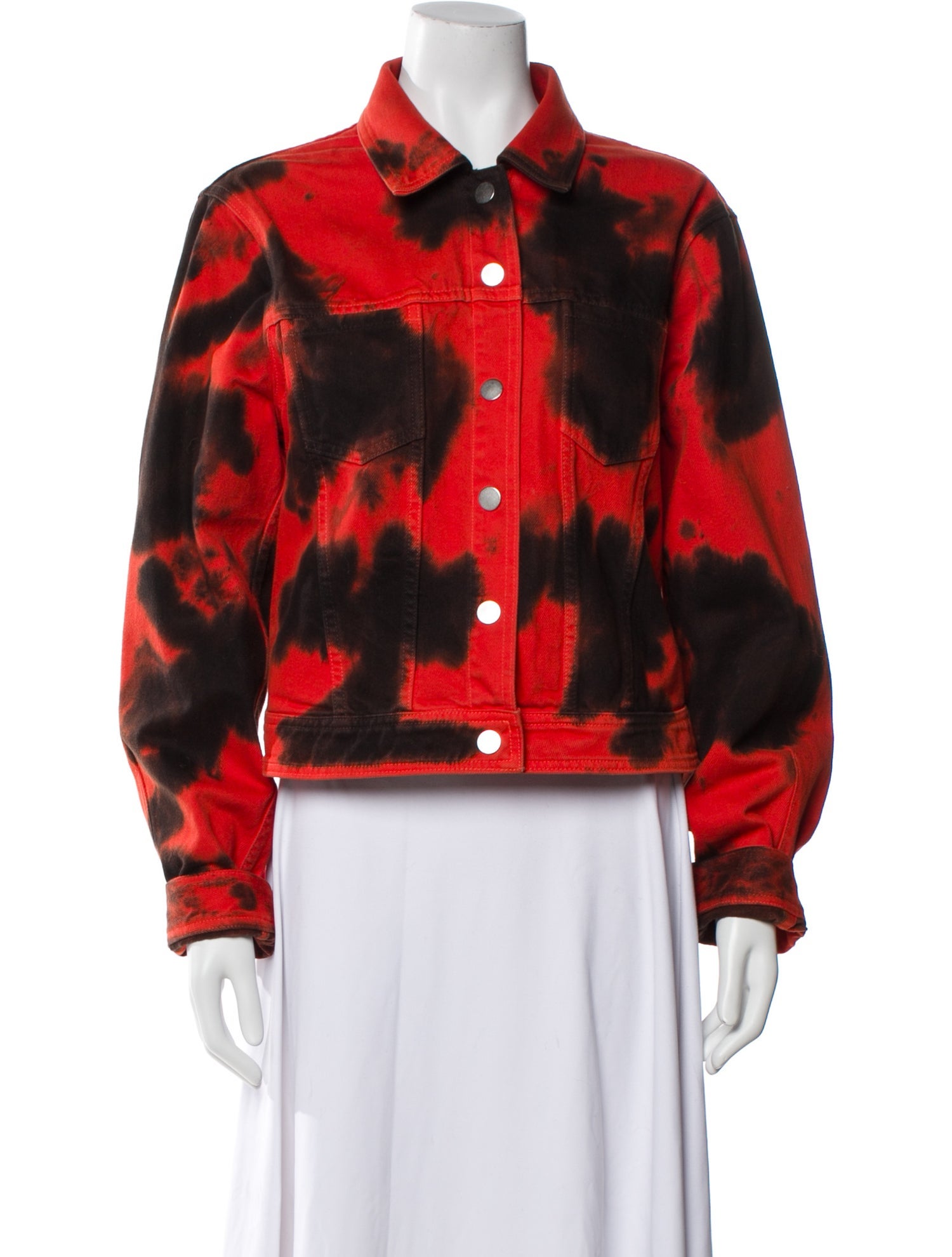 Proenza Schouler White Label Printed Denim Jacket