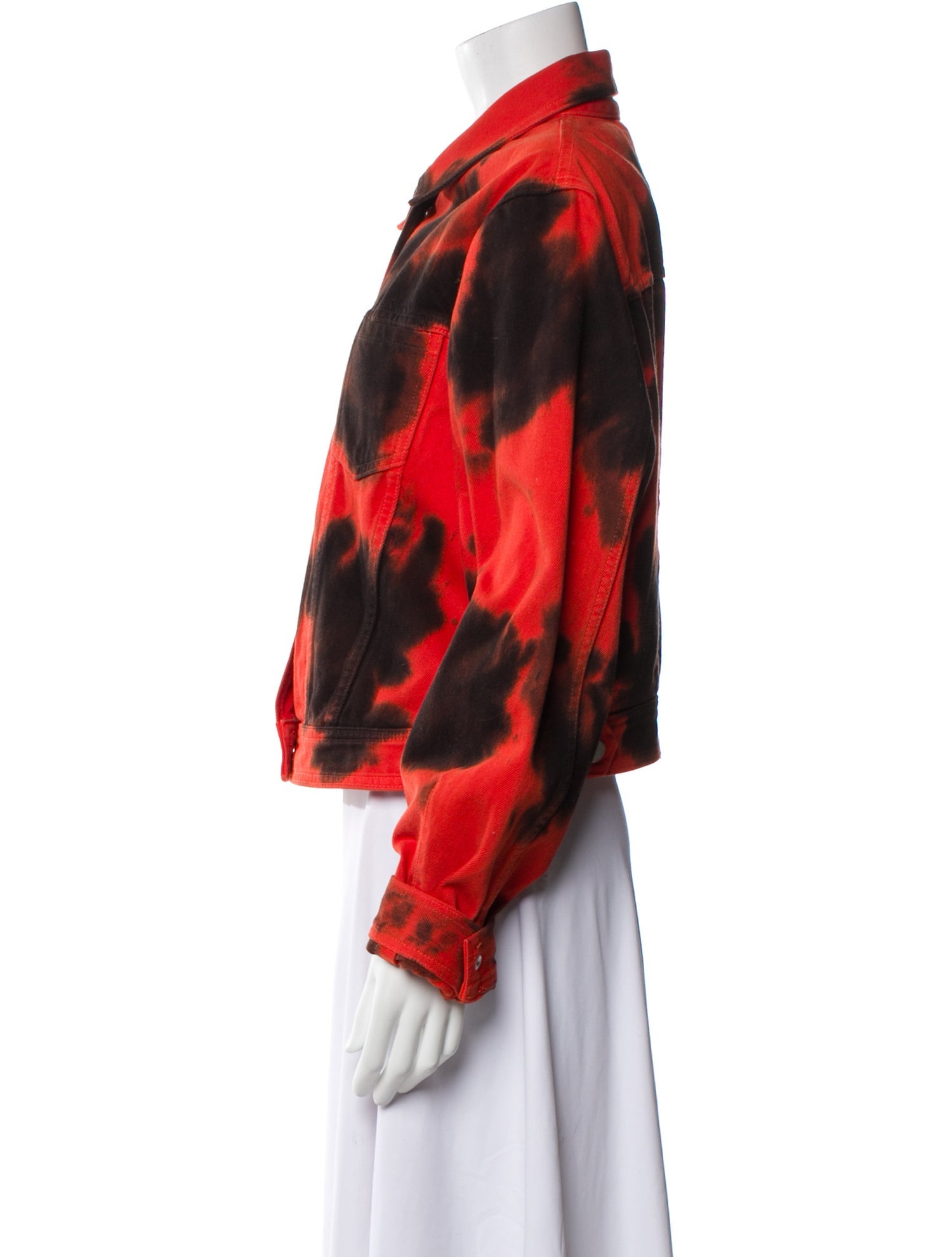 Proenza Schouler White Label Printed Denim Jacket