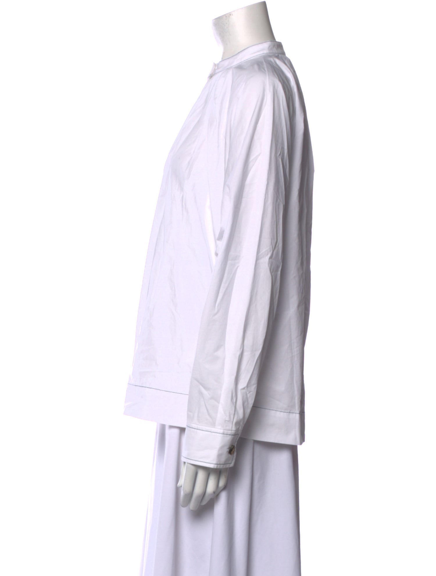 Proenza Schouler White Label Mock Neck Long Sleeve Blouse w/ Tags