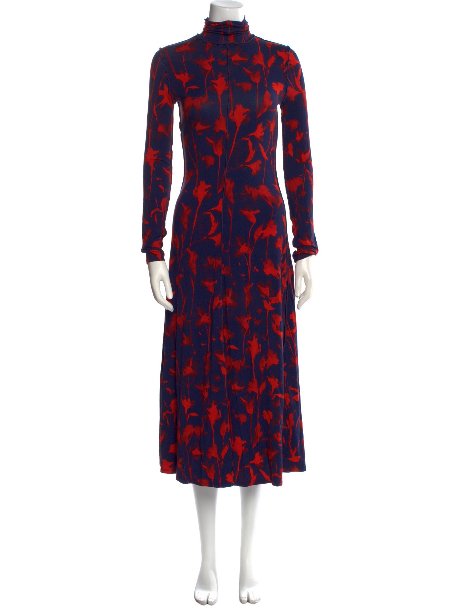 Proenza Schouler White Label Floral Print Long Dress