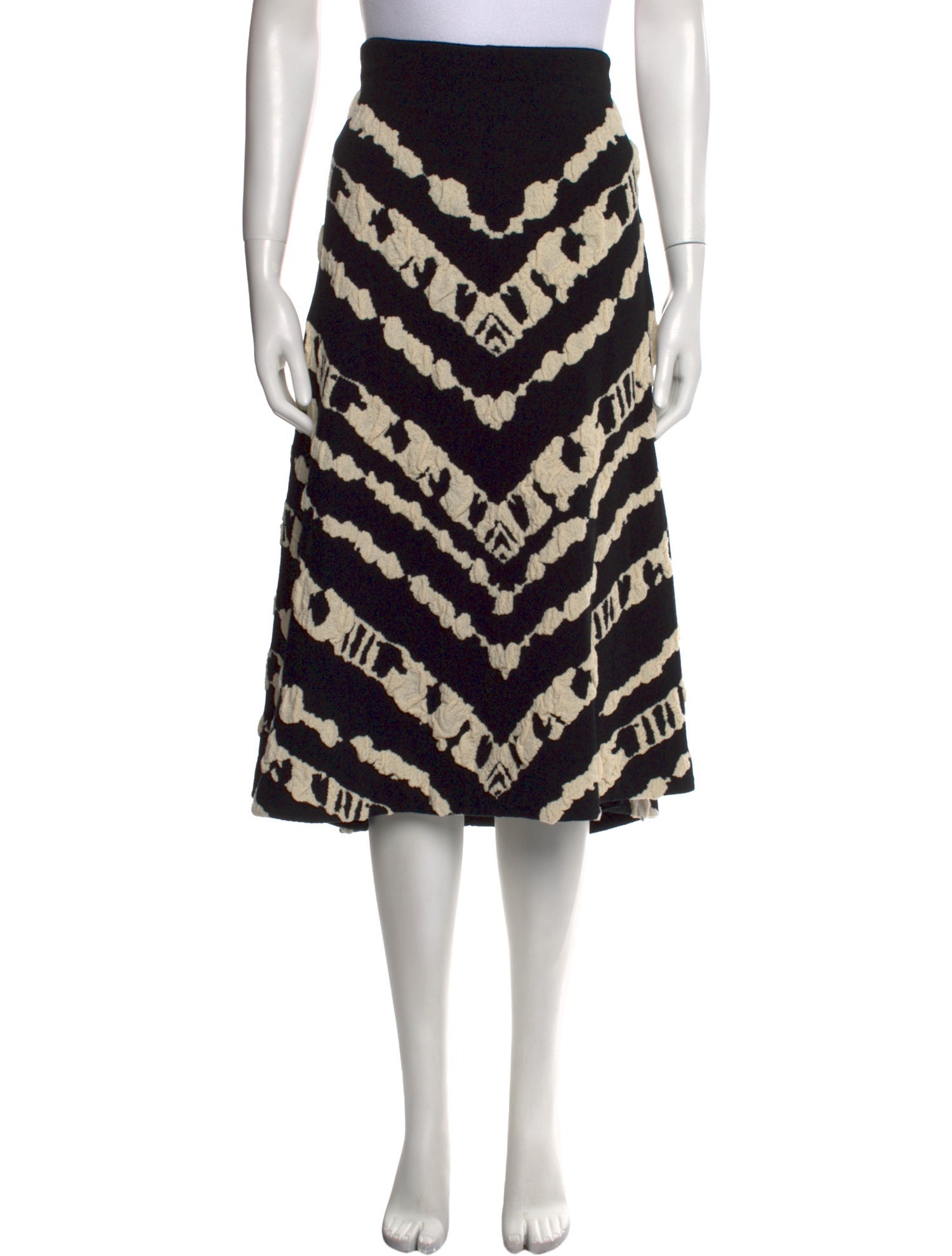 Proenza Schouler White Label Printed Midi Length Skirt