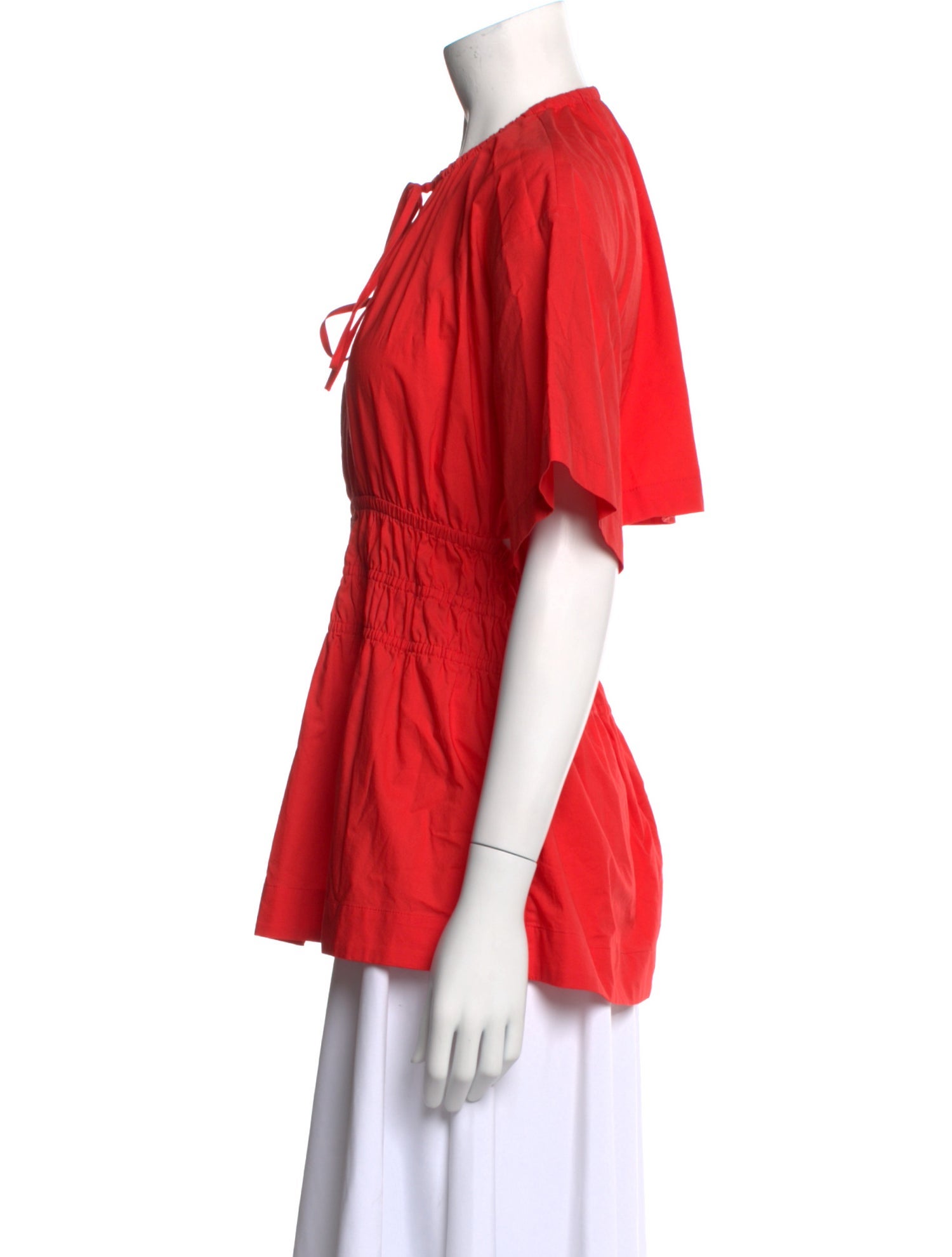 Proenza Schouler White Label Crew Neck Short Sleeve Top