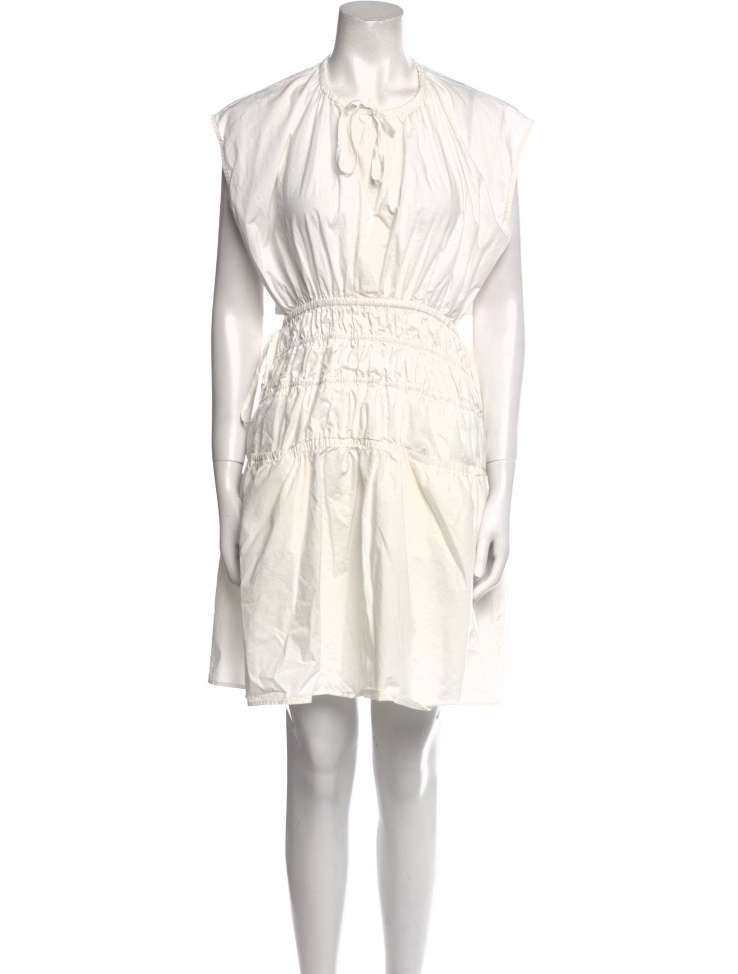 Proenza Schouler White Label Tie Neck Knee-Length Dress w/ Tags