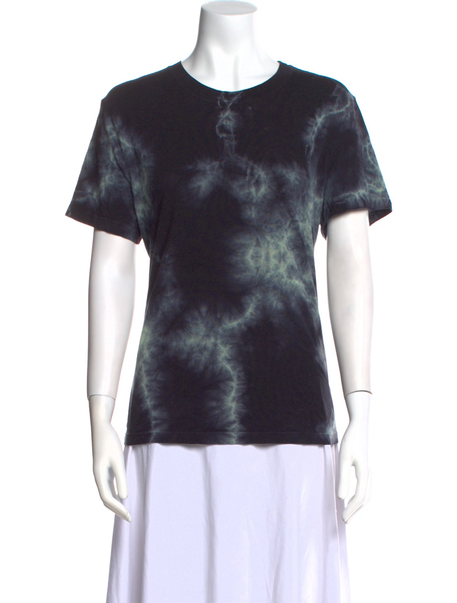 Proenza Schouler White Label Tie-Dye Print Crew Neck T-Shirt