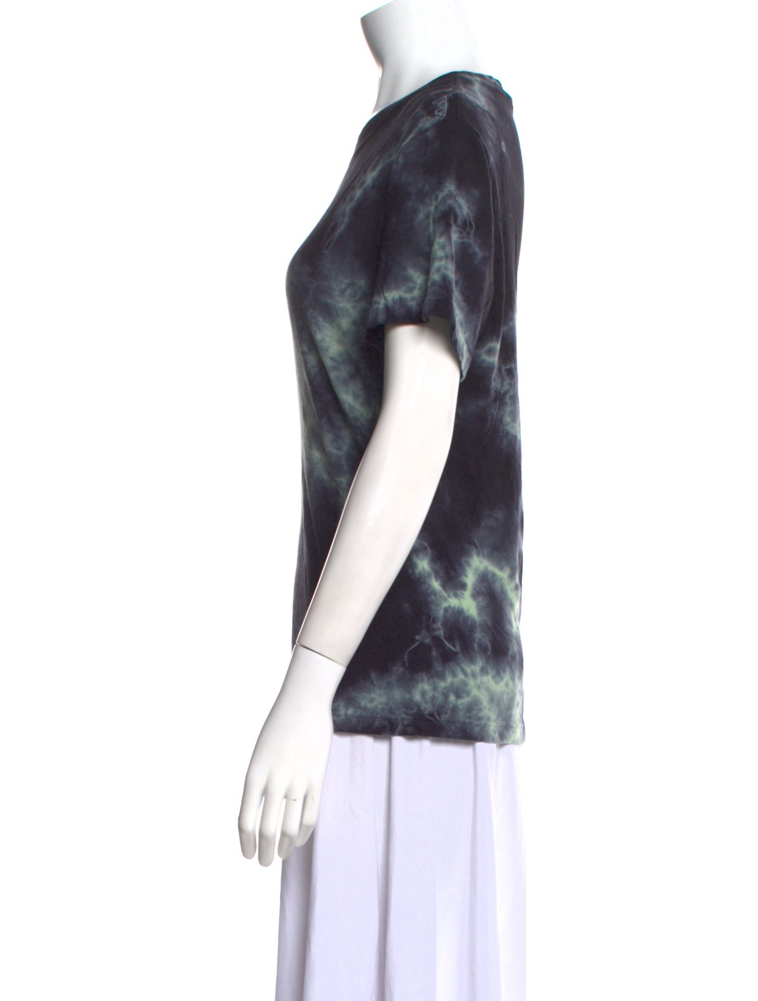 Proenza Schouler White Label Tie-Dye Print Crew Neck T-Shirt