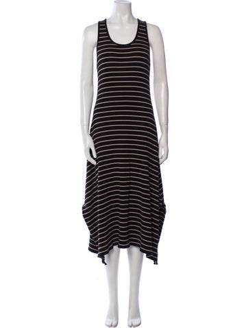 Proenza Schouler White Label Dresses Striped Midi Length Dress S