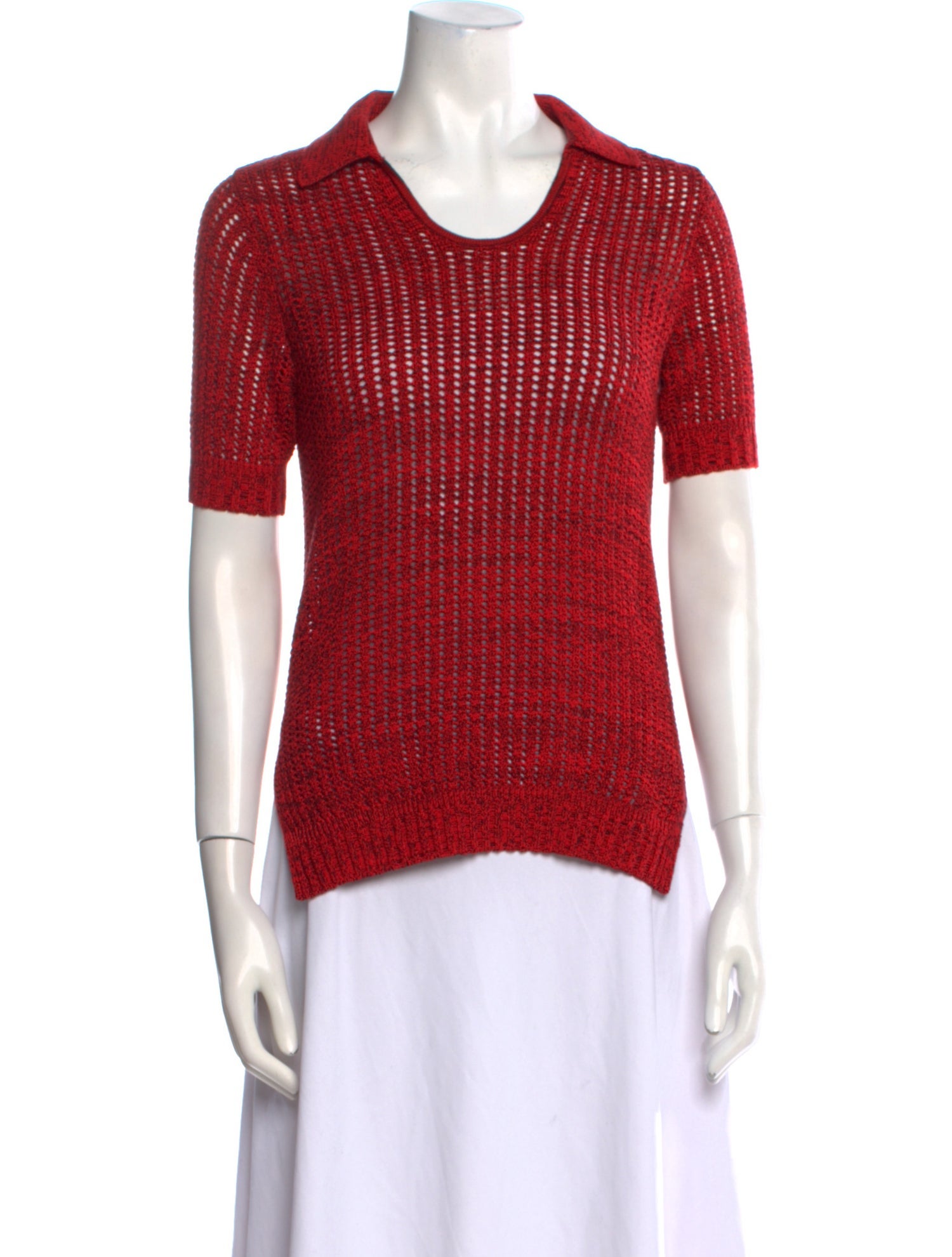 Proenza Schouler White Label Silk Scoop Neck Sweater
