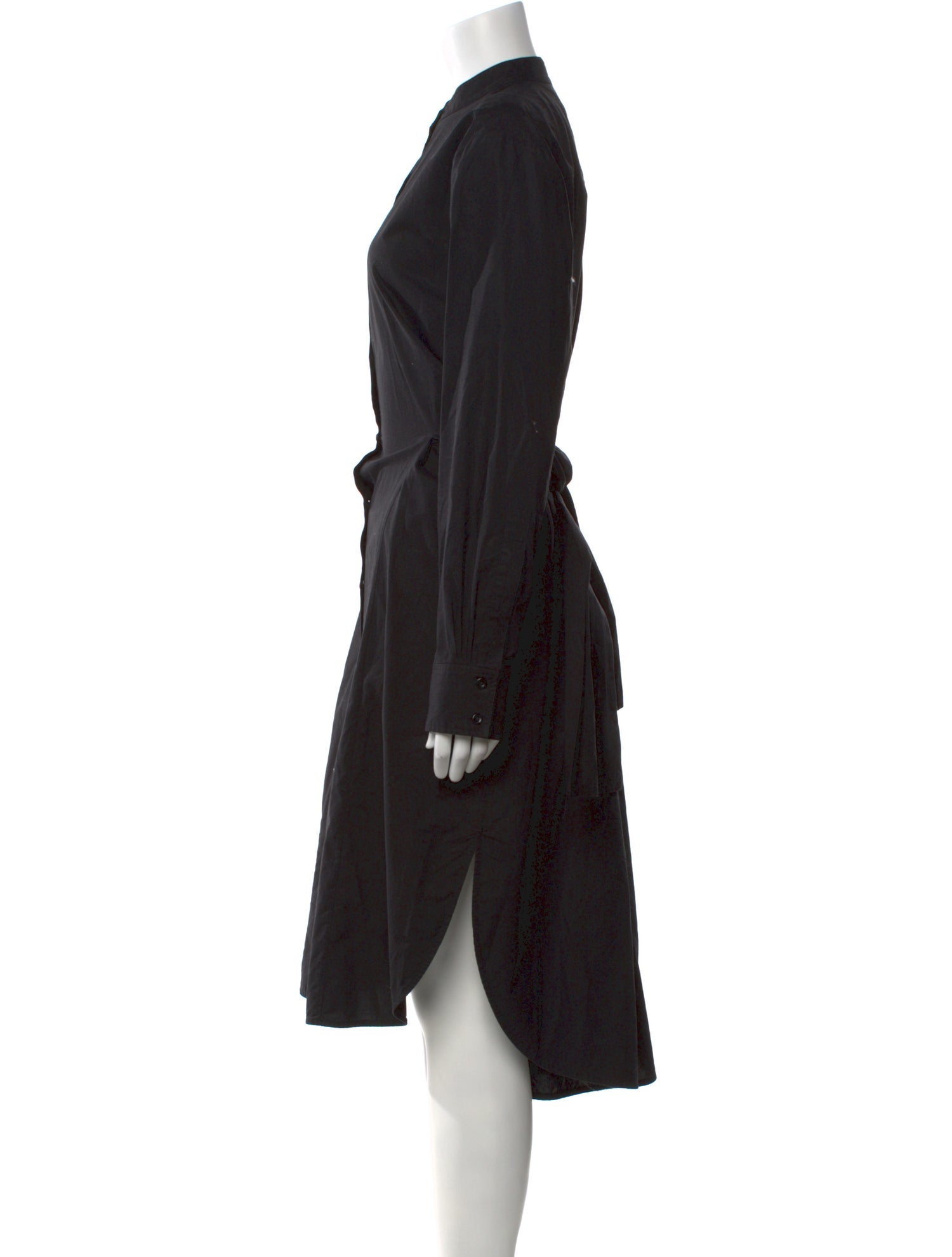 Proenza Schouler White Label Mock Neck Midi Length Dress