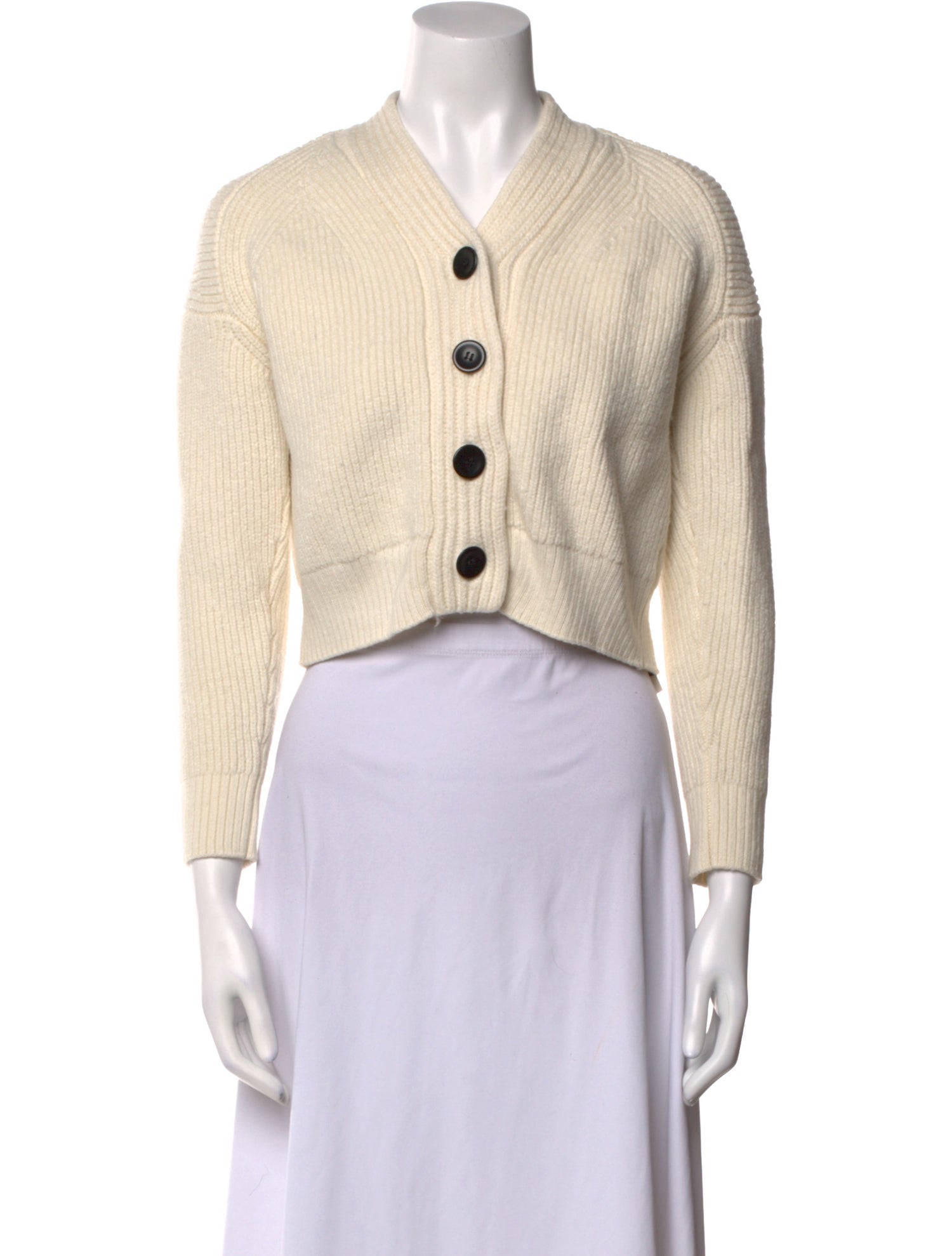 Proenza Schouler White Label Wool V-Neck Sweater