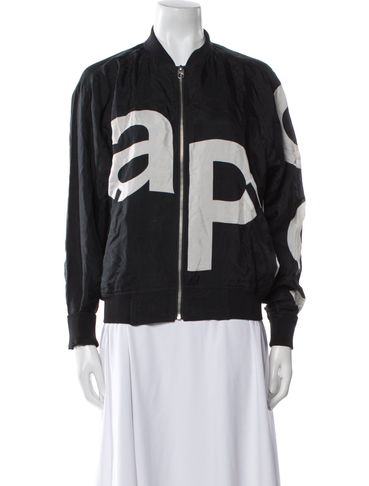 Proenza Schouler White Label Graphic Print Bomber Jacket