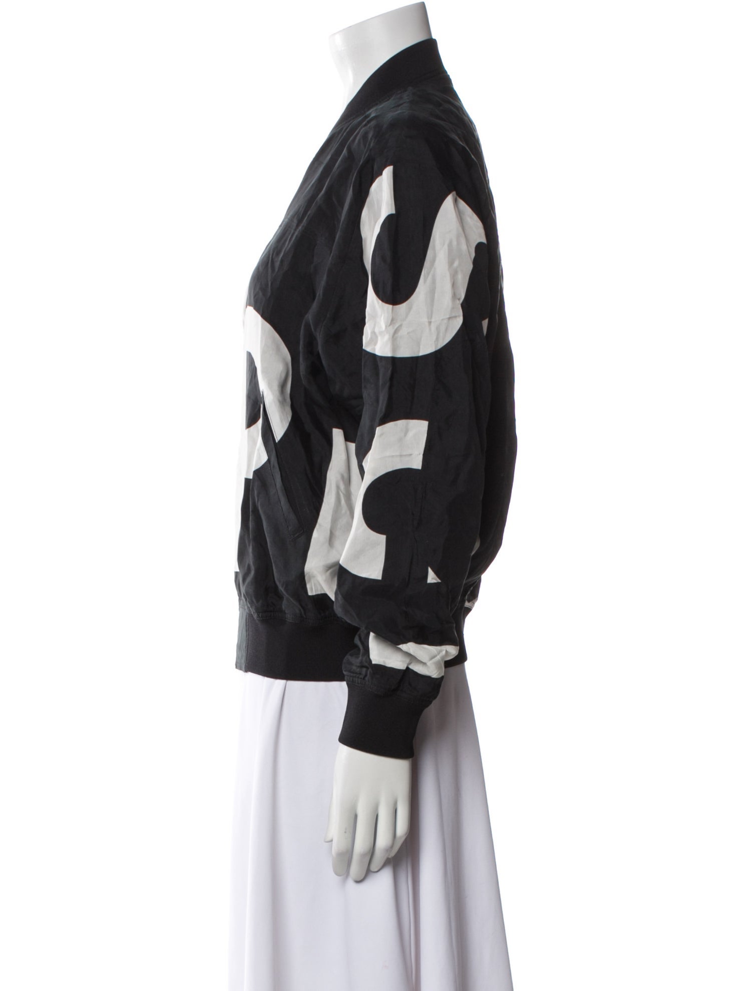 Proenza Schouler White Label Graphic Print Bomber Jacket