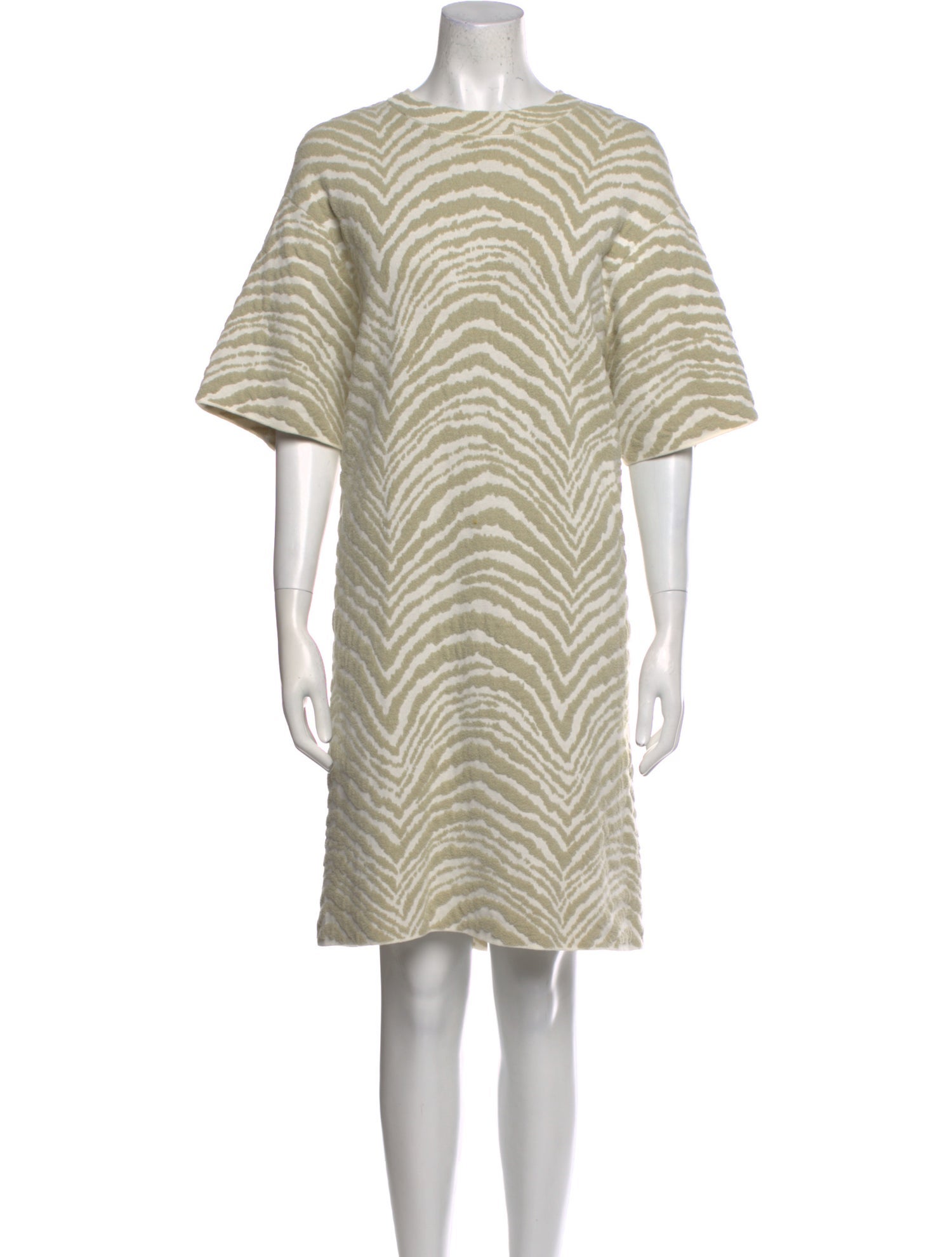 Proenza Schouler White Label Animal Print Knee-Length Dress