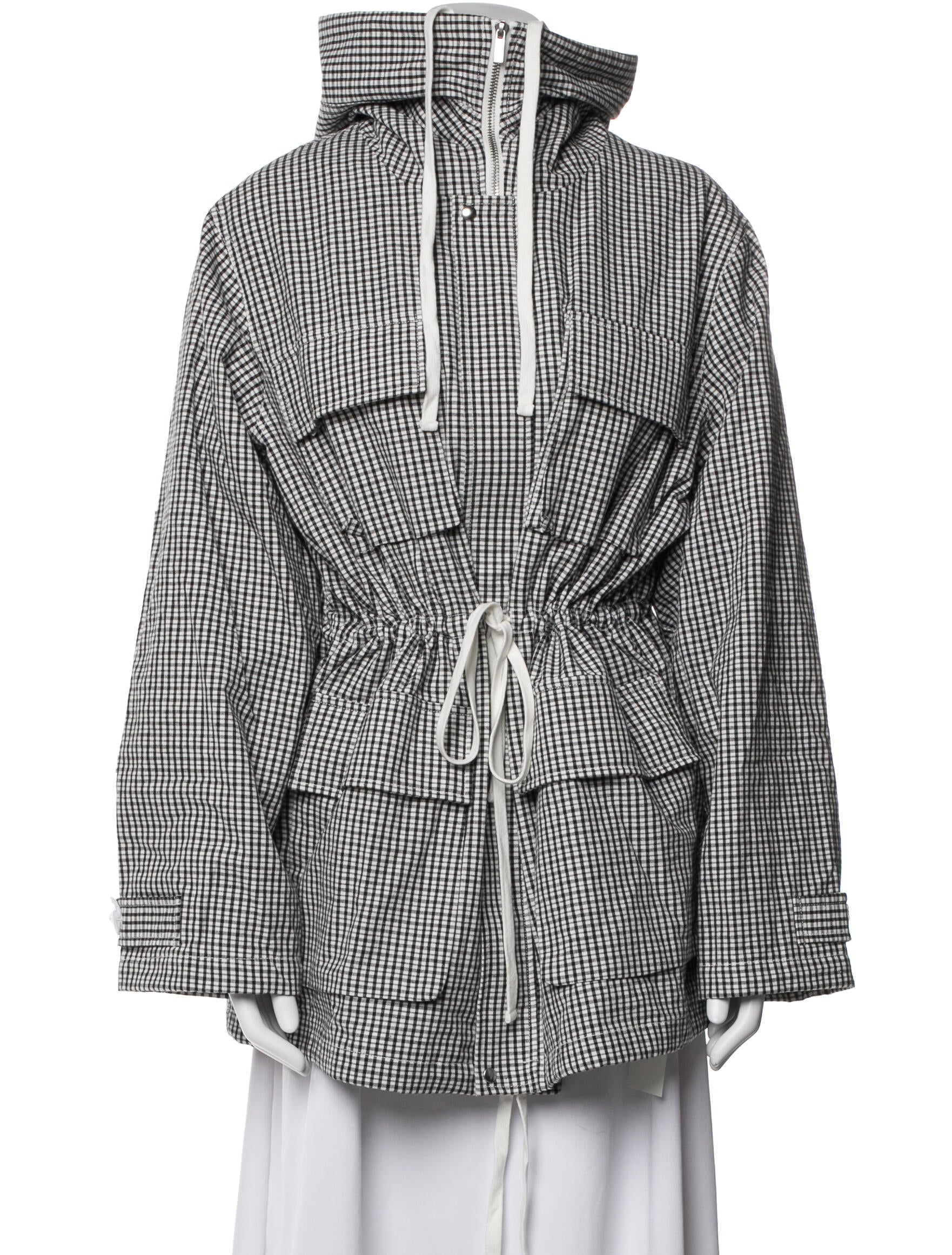 Proenza Schouler White Label Plaid Print Coat w/ Tags