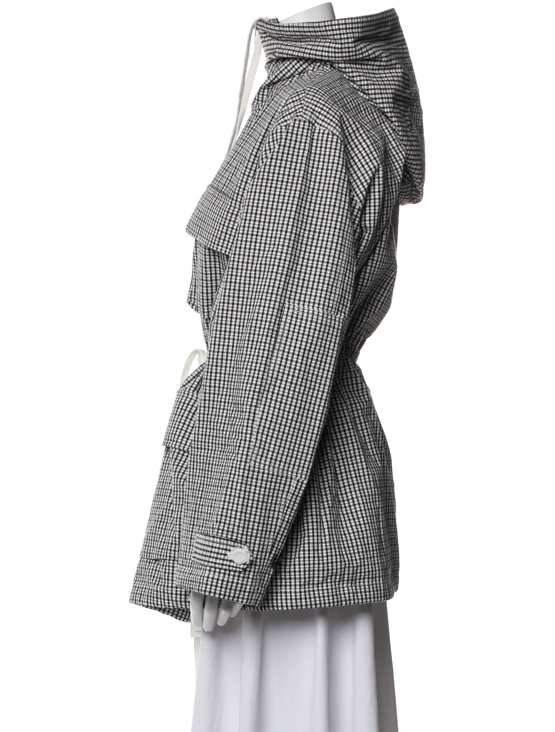 Proenza Schouler White Label Plaid Print Coat w/ Tags