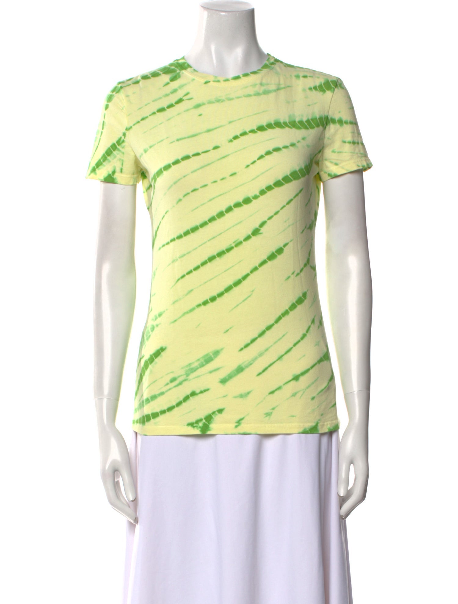 Proenza Schouler White Label Striped Crew Neck T-Shirt