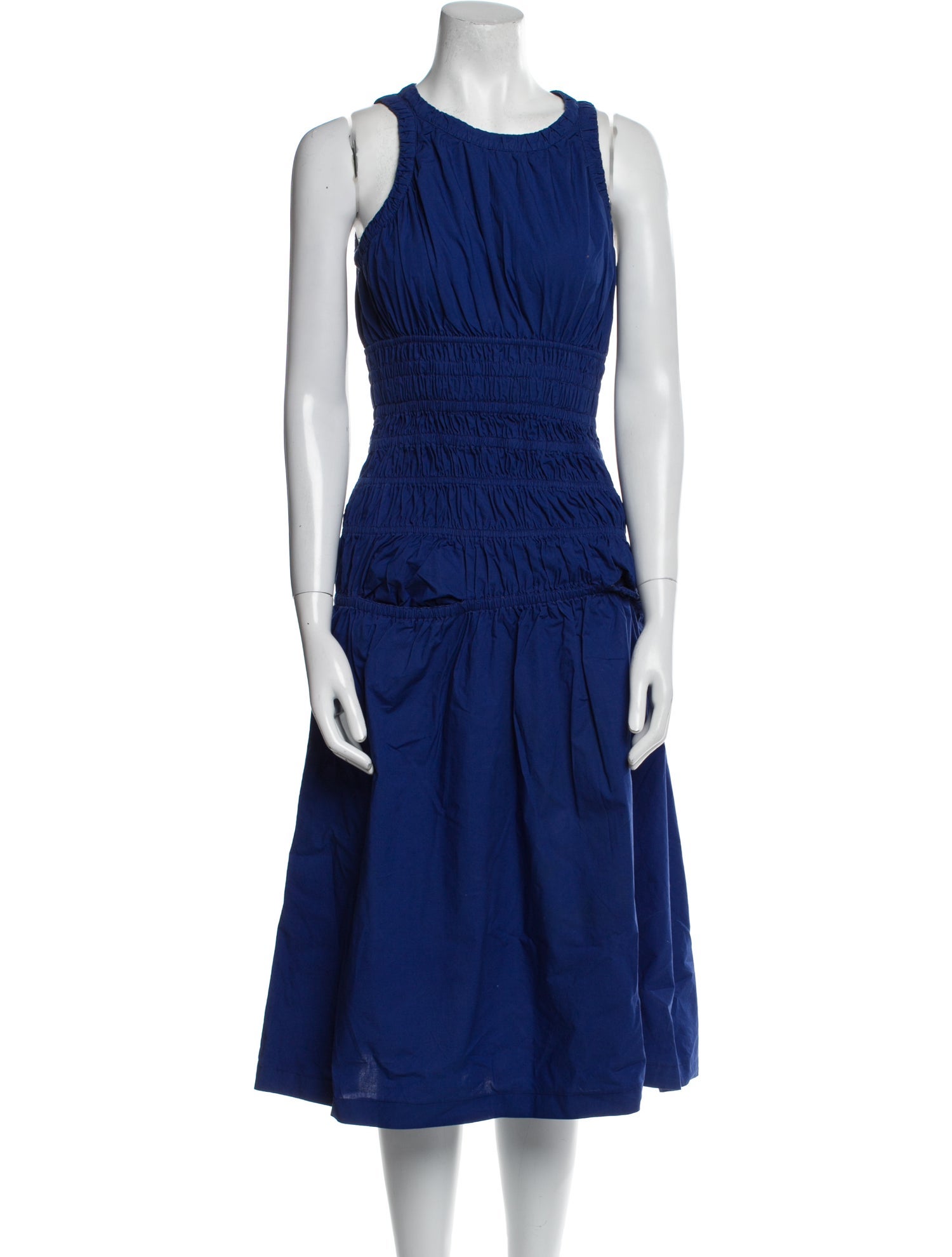 Proenza Schouler White Label Scoop Neck Knee-Length Dress