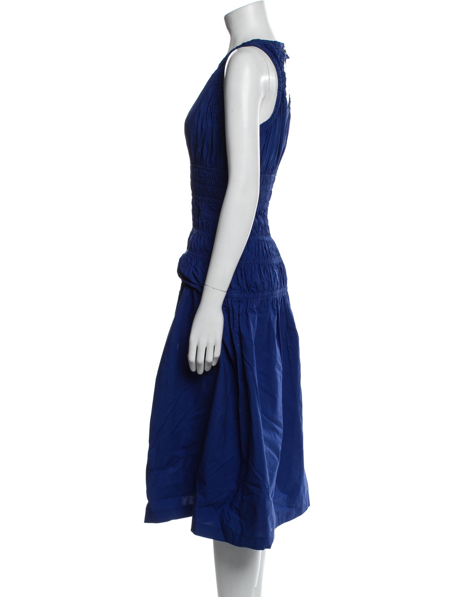 Proenza Schouler White Label Scoop Neck Knee-Length Dress