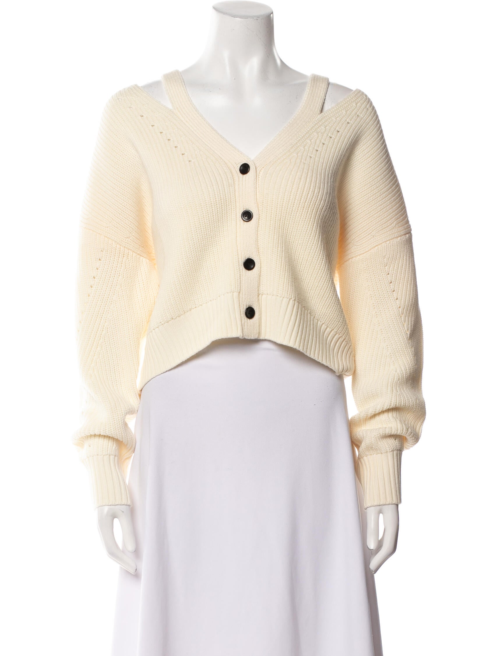 Proenza Schouler White Label Wool V-Neck Sweater w/ Tags