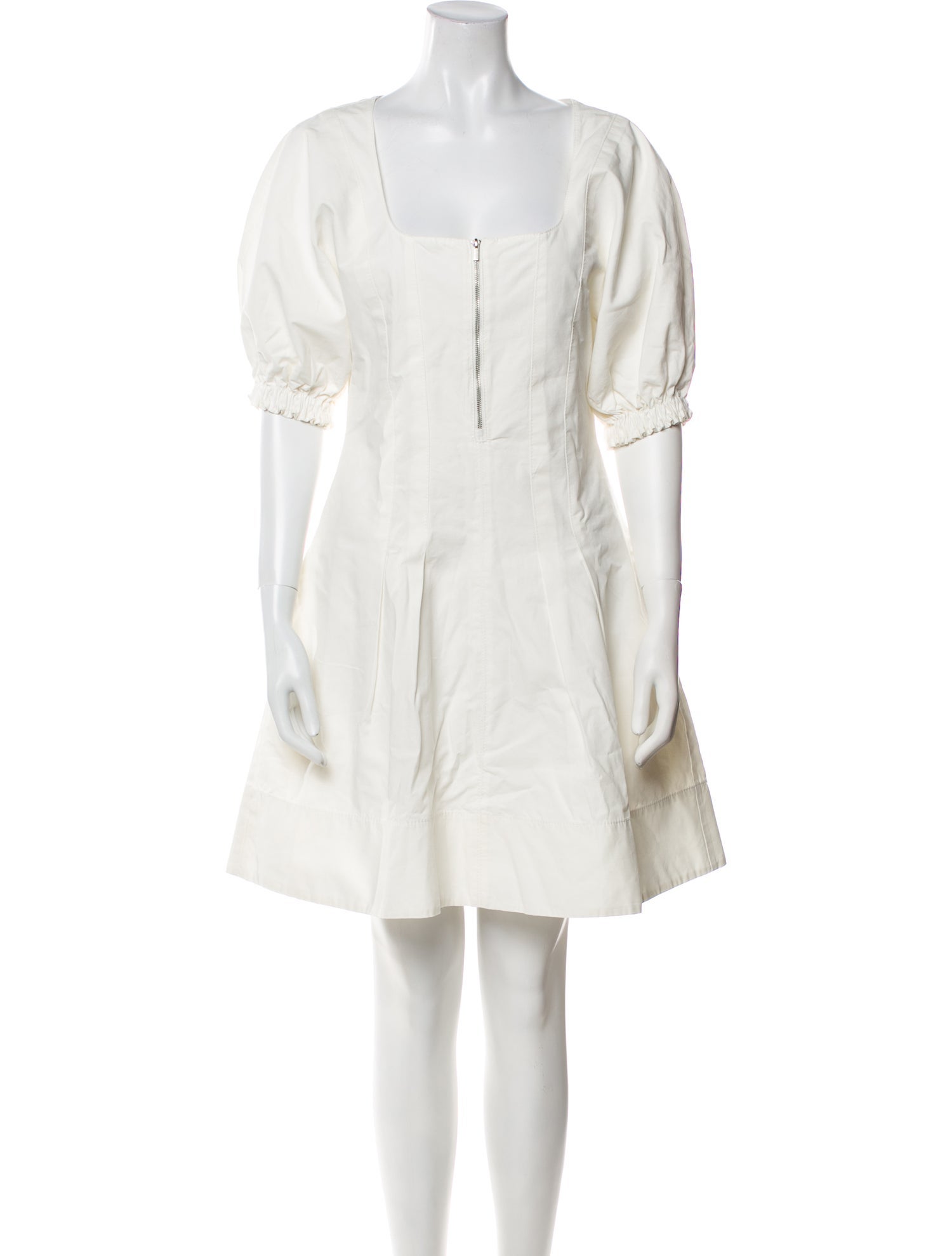 Proenza Schouler White Label Square Neckline Mini Dress