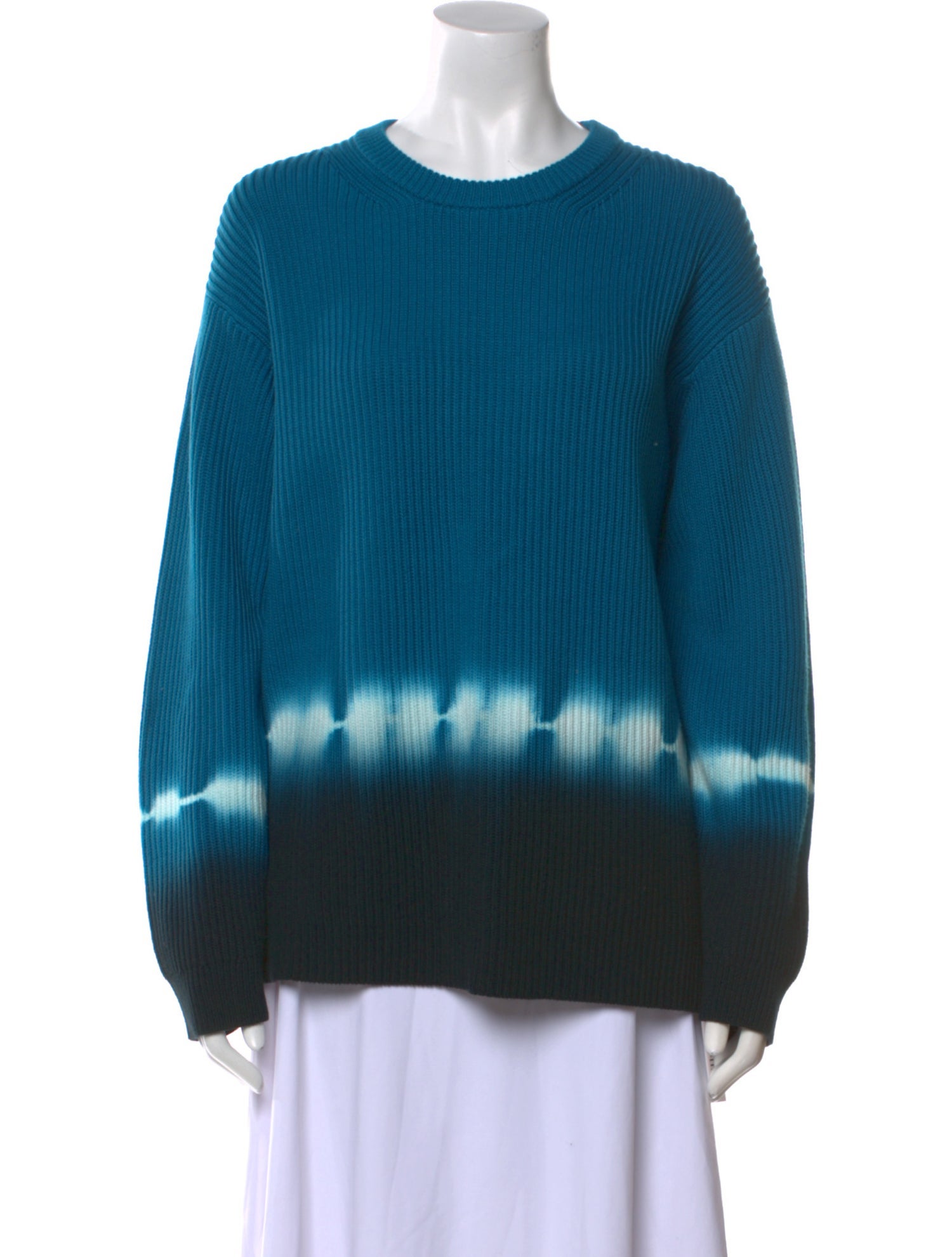 Proenza Schouler White Label Tie-Dye Print Crew Neck Sweater