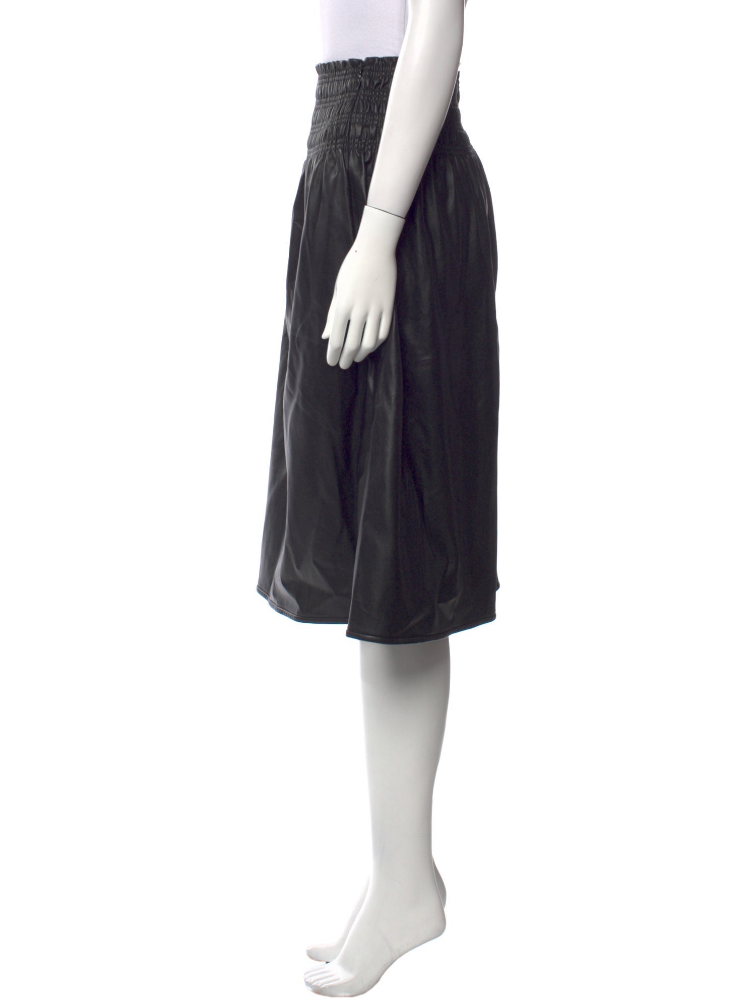 Proenza Schouler White Label Pleated Accents Knee-Length Skirt