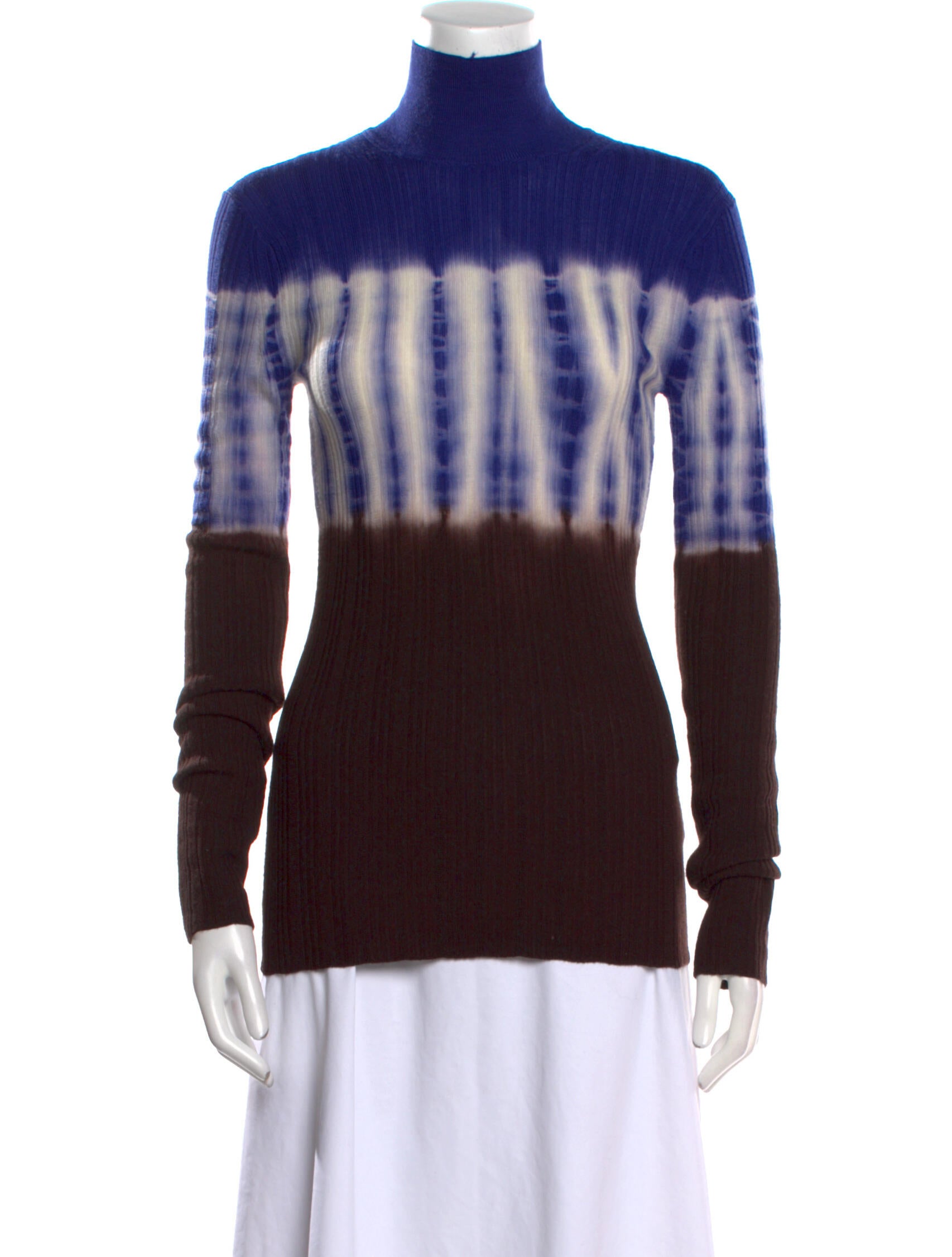 Proenza Schouler White Label Wool Tie-Dye Print Sweater