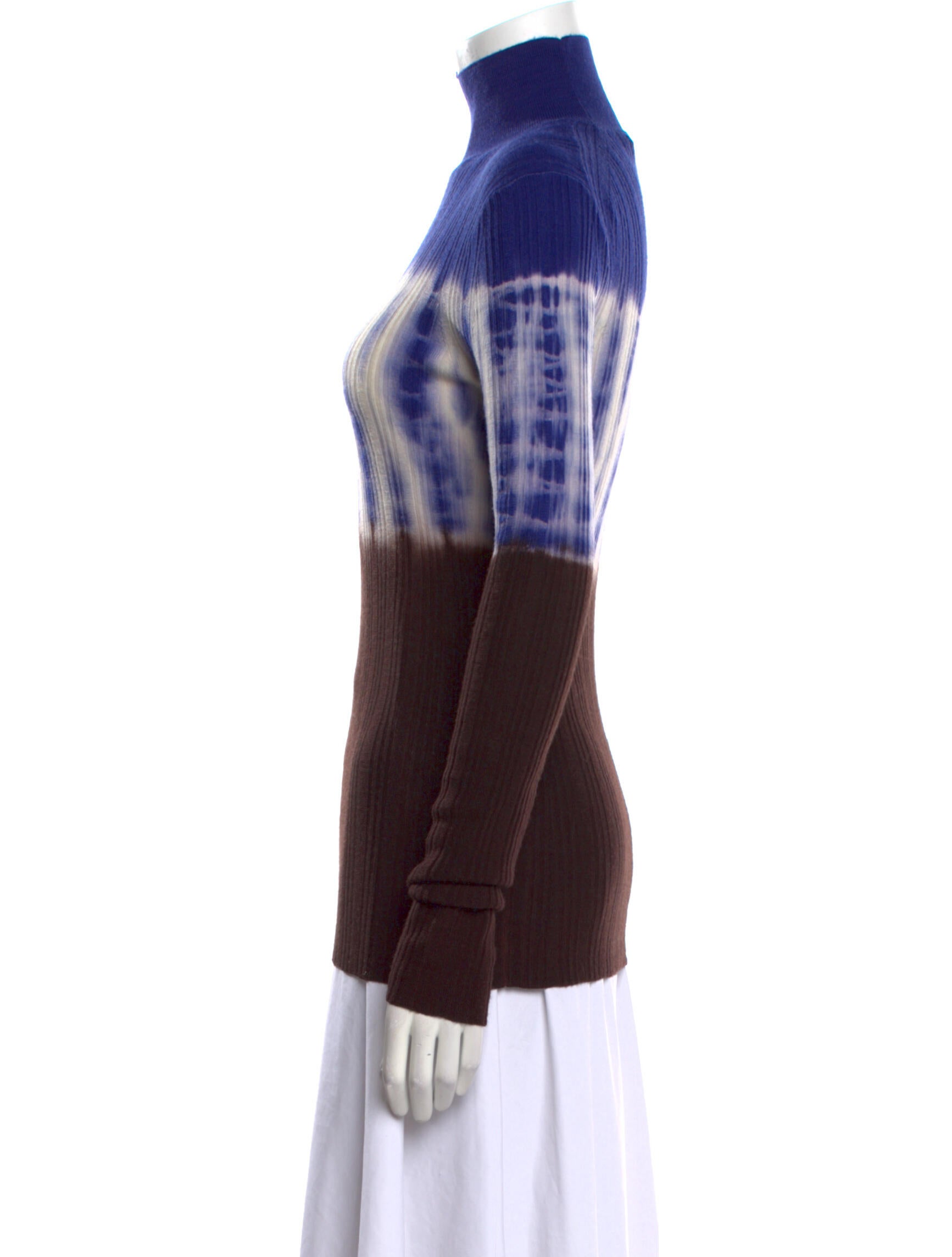 Proenza Schouler White Label Wool Tie-Dye Print Sweater