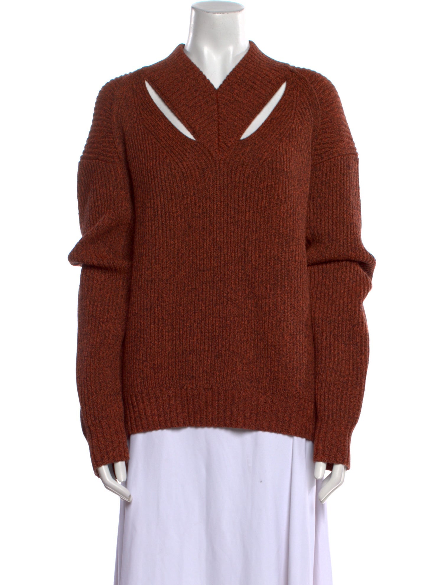 Proenza Schouler White Label Wool V-Neck Sweater