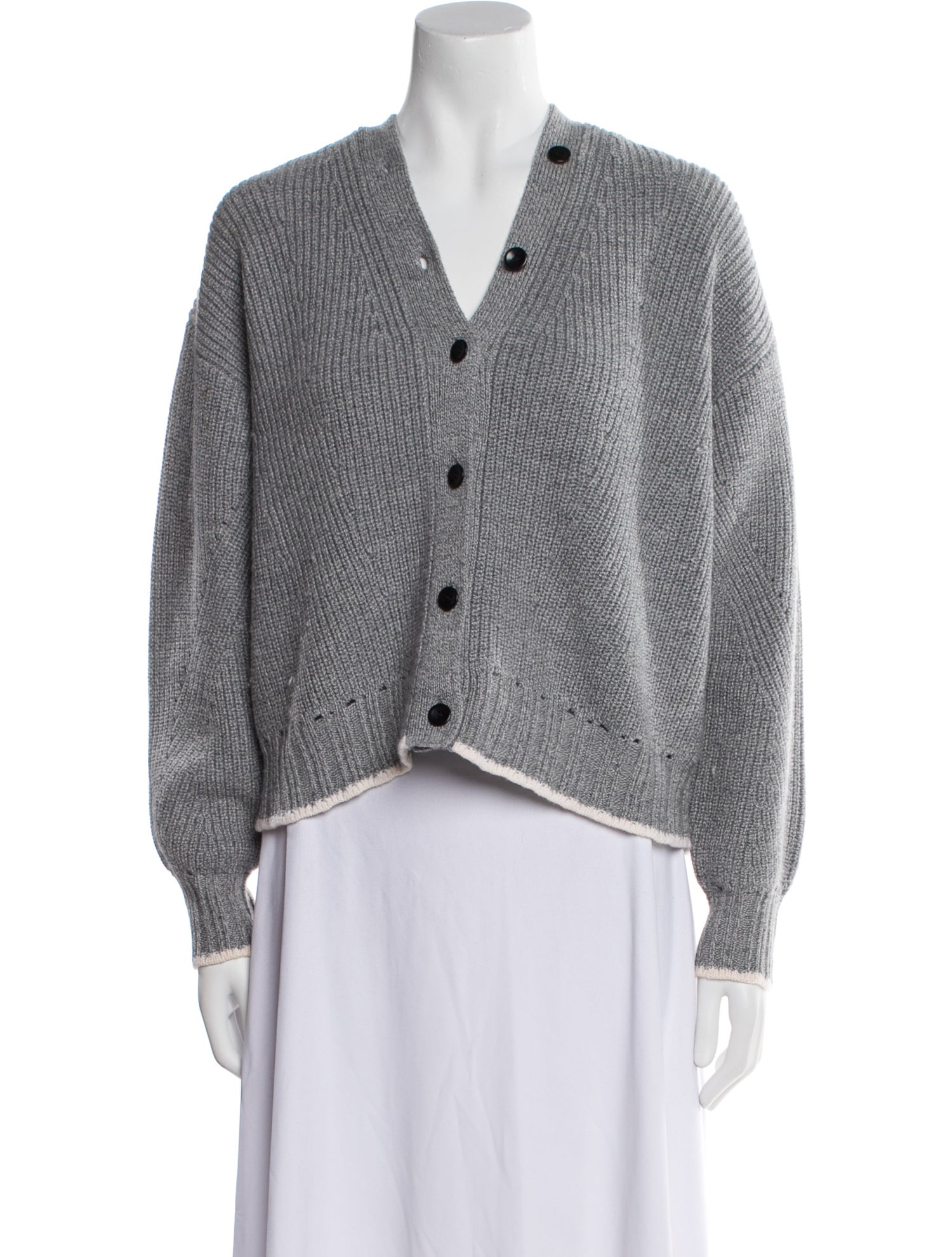 Proenza Schouler White Label Wool V-Neck Sweater