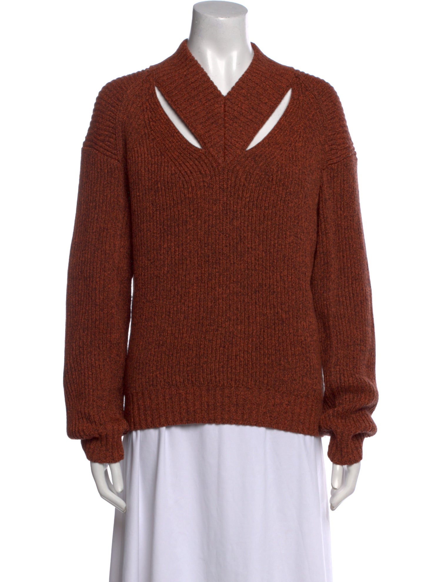 Proenza Schouler White Label Wool V-Neck Sweater