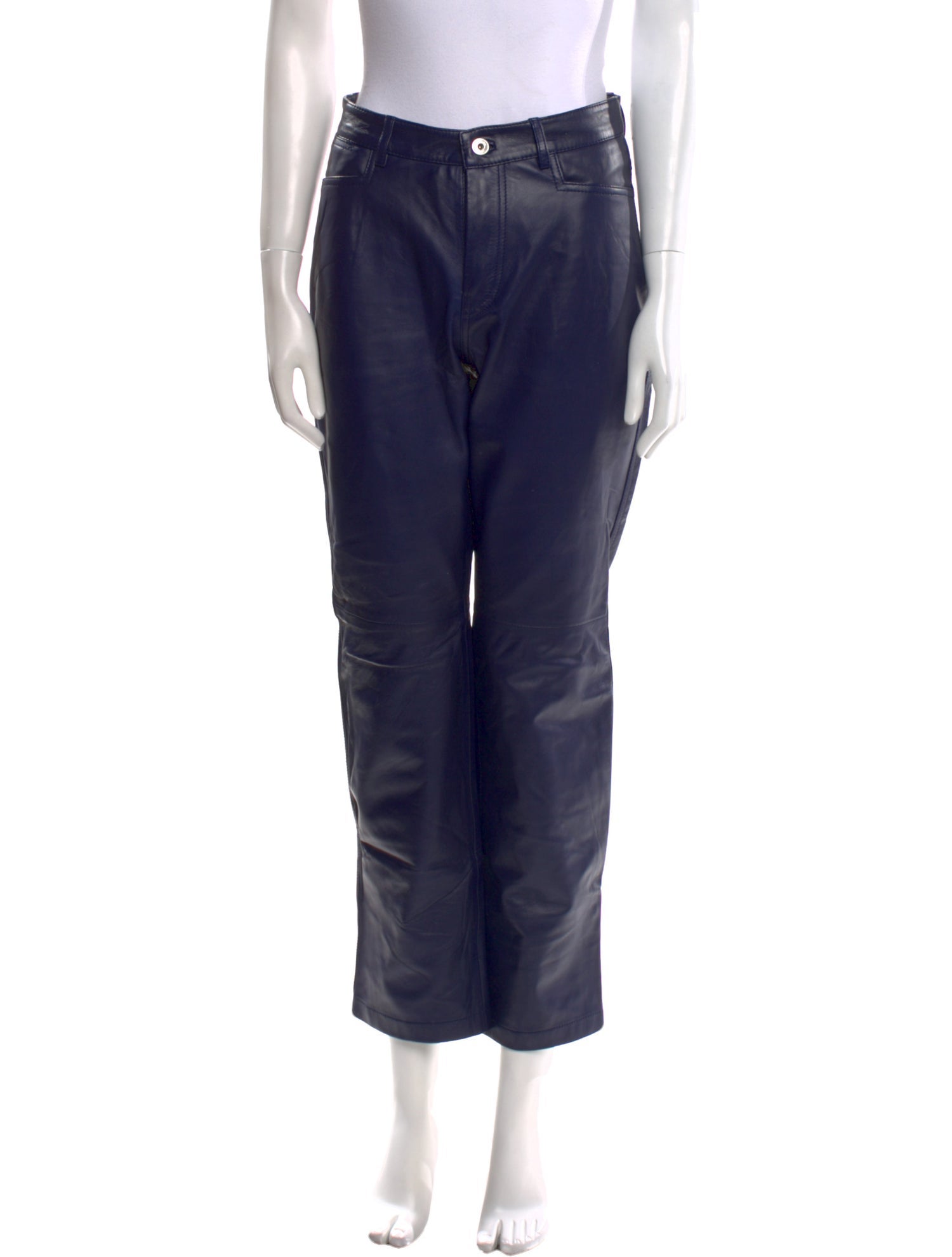 Proenza Schouler White Label Lambskin Straight Leg Pants w/ Tags