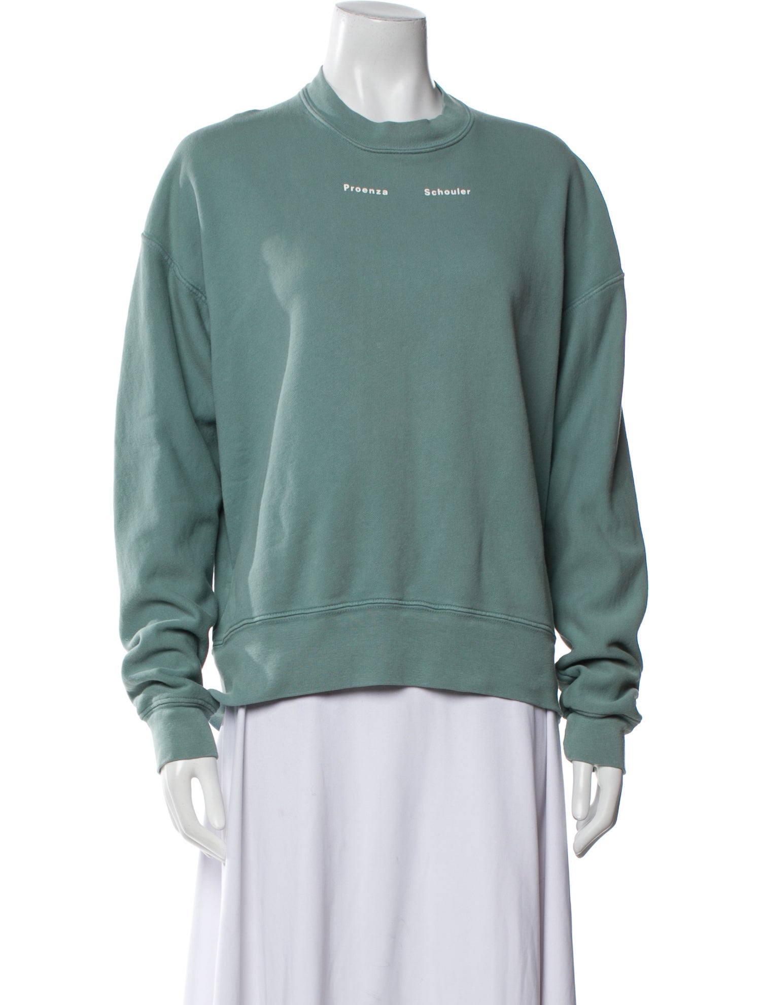 Proenza Schouler White Label Graphic Print Crew Neck Sweatshirt